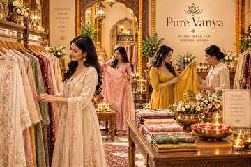 Diwali Outfits for Women in Jaipur: Festive Picks from Pure Vanya
