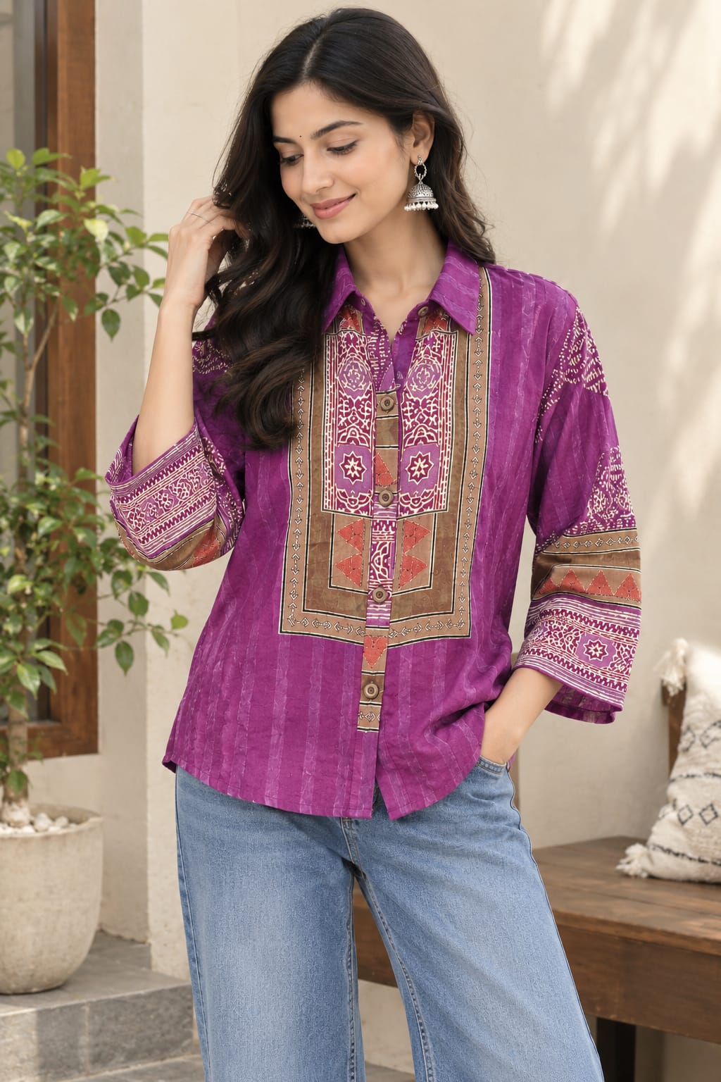 Kashvi Muslin Shirt