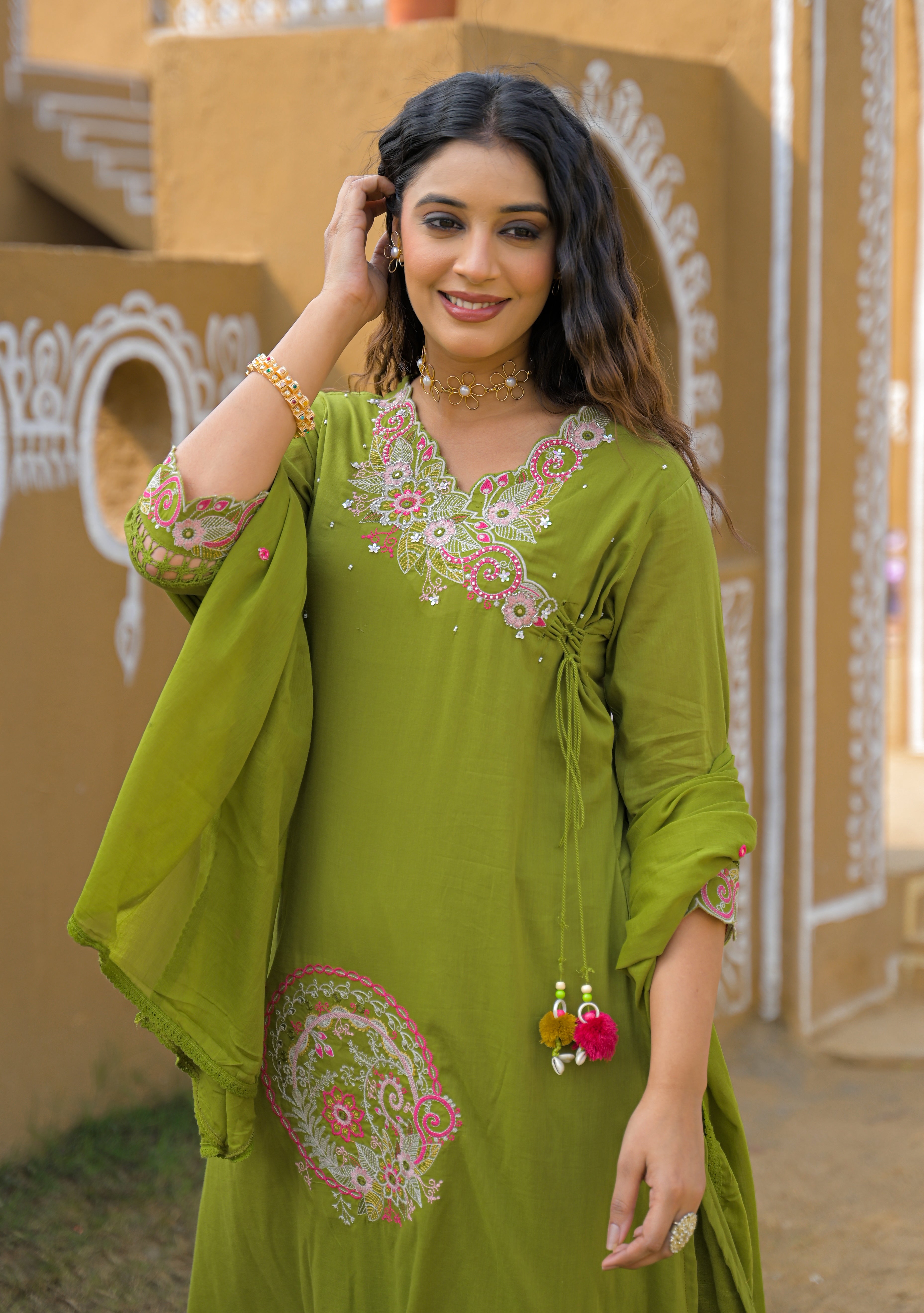 Premium Embroidered 3 Piece Suit