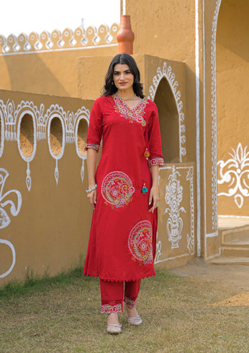 Premium Embroidered 3 Piece Suit