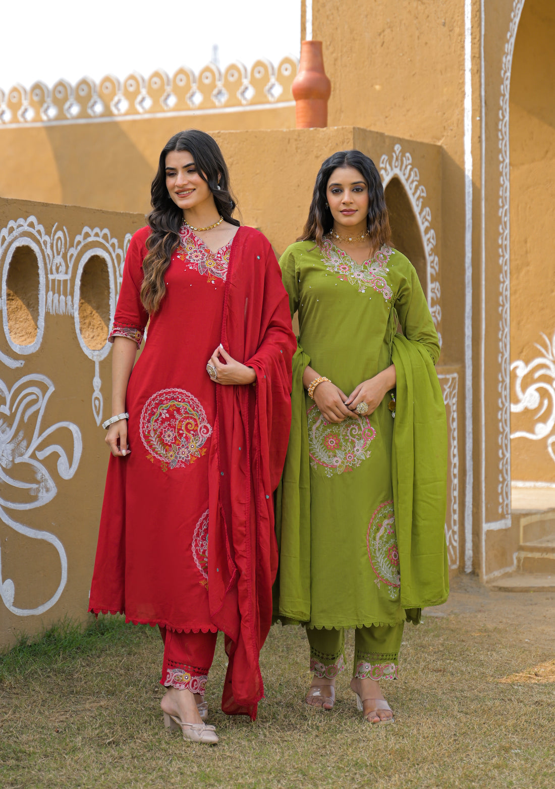 Premium Embroidered 3 Piece Suit