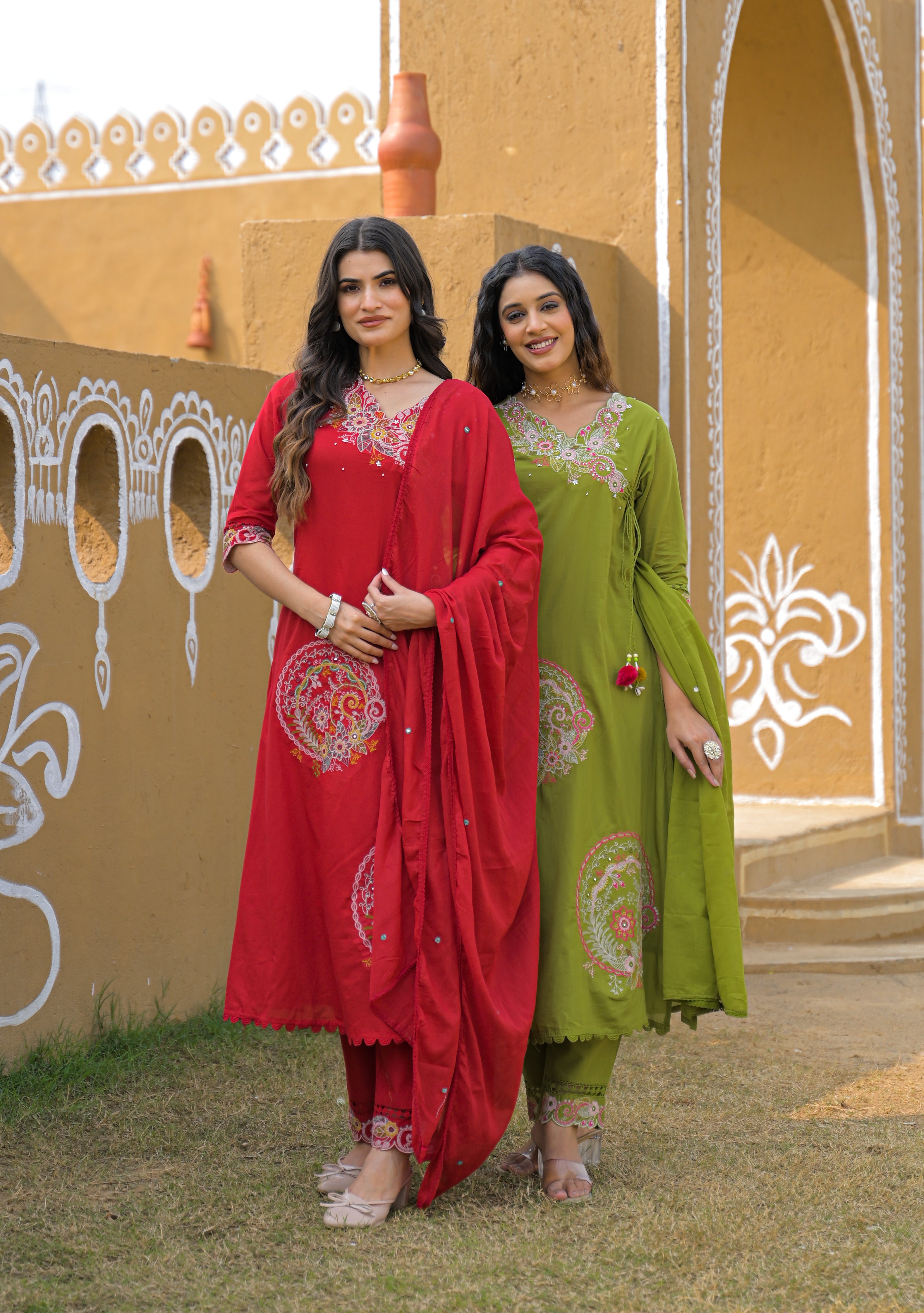 Premium Embroidered 3 Piece Suit