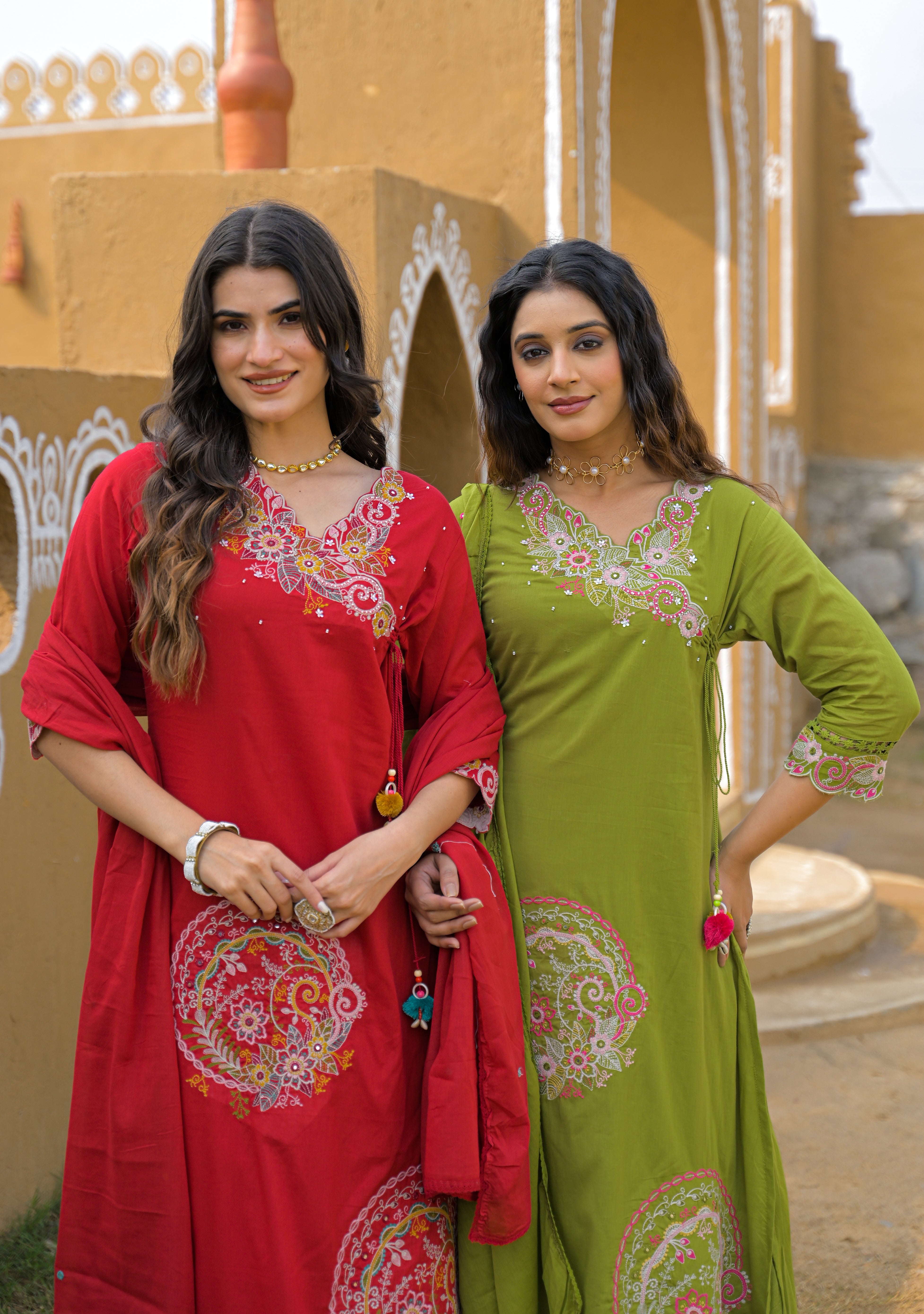 Premium Embroidered 3 Piece Suit