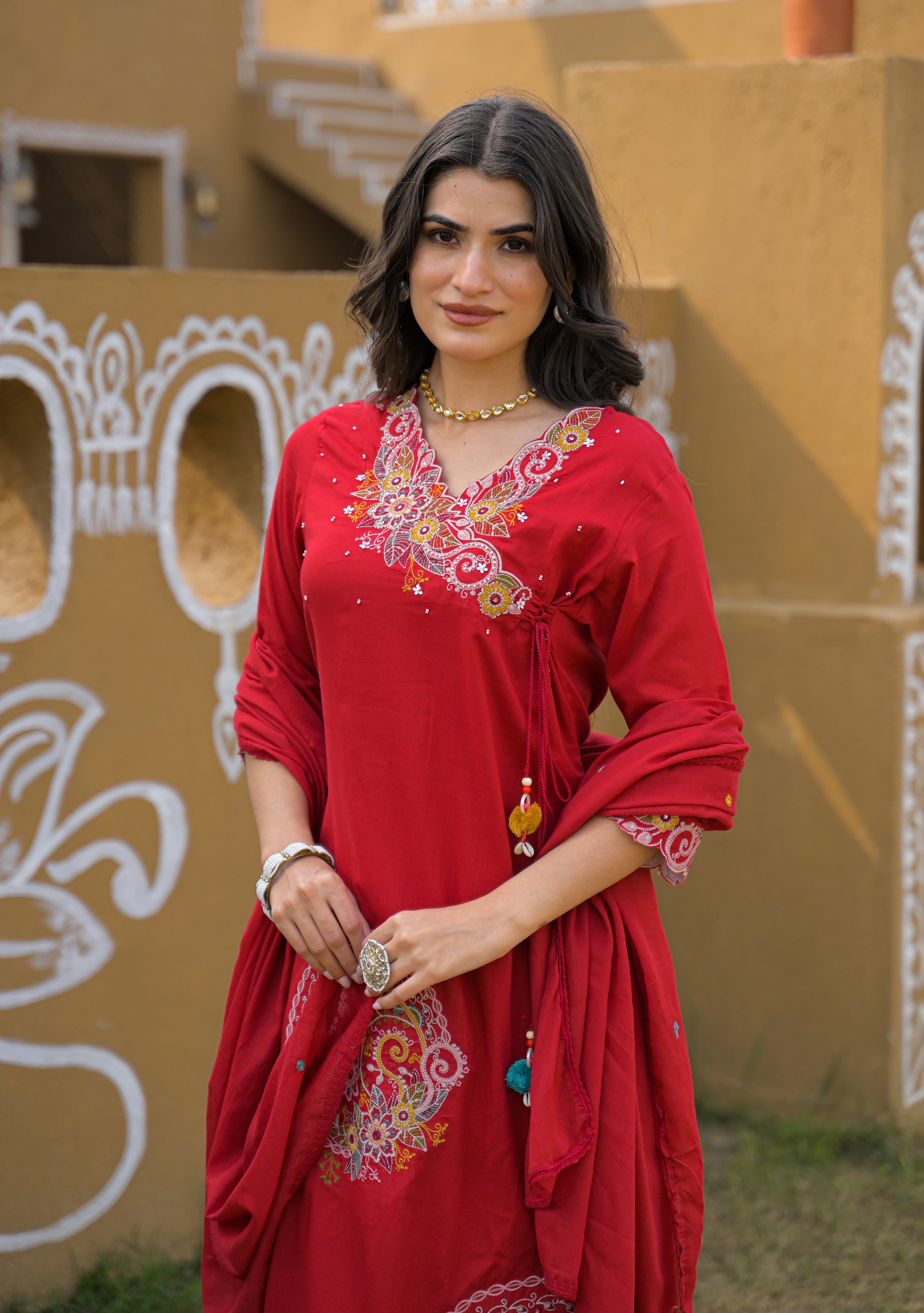 Premium Embroidered 3 Piece Suit