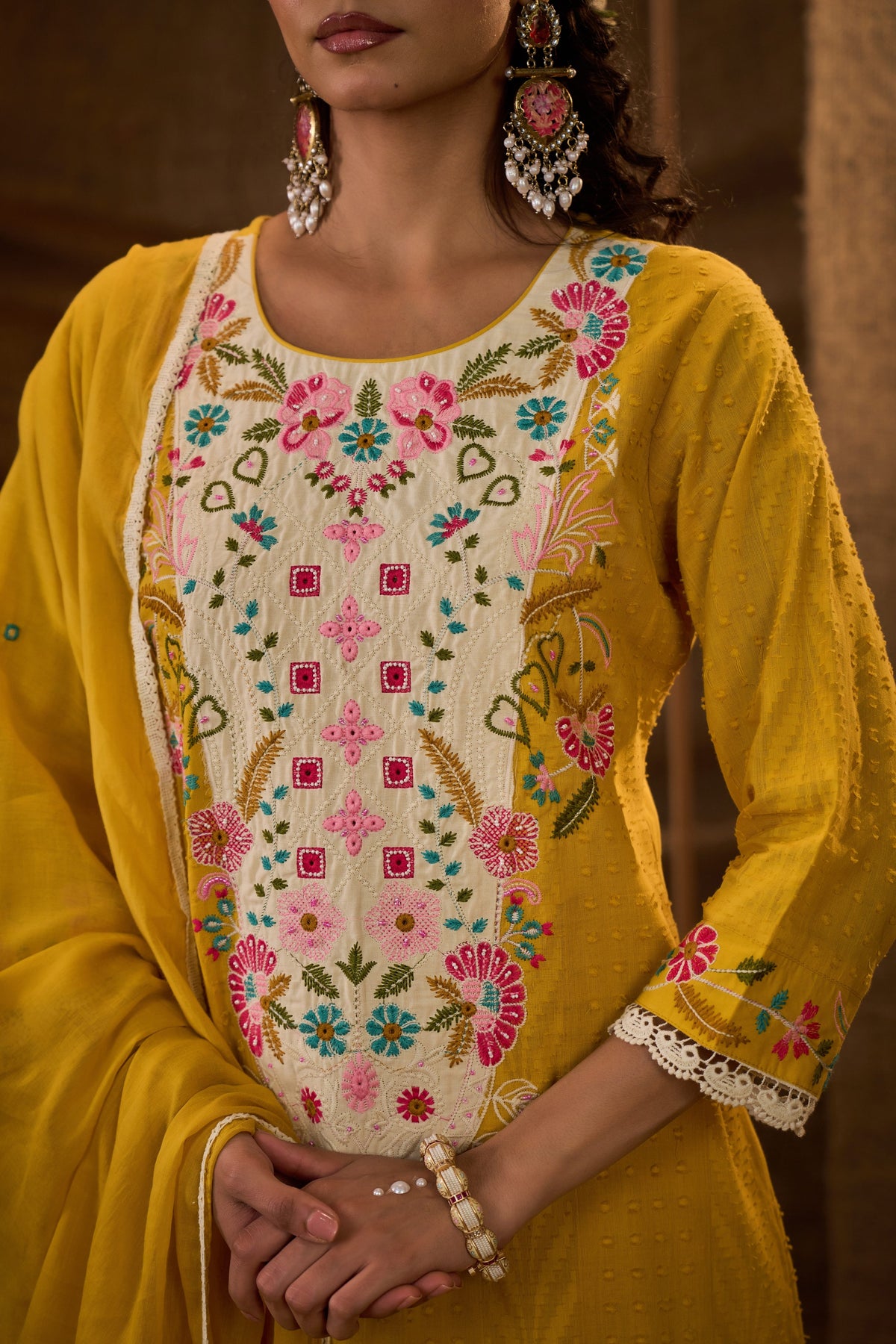 Meher A-Line Kurti Set