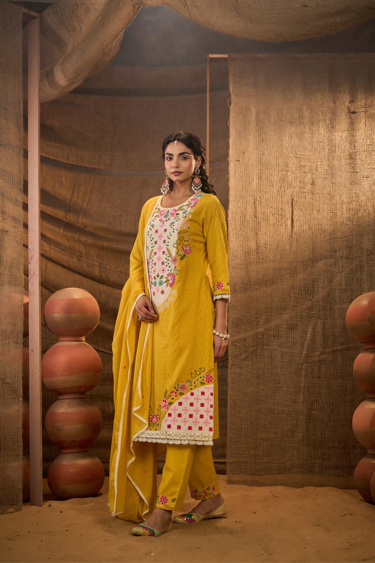 Meher A-Line Kurti Set