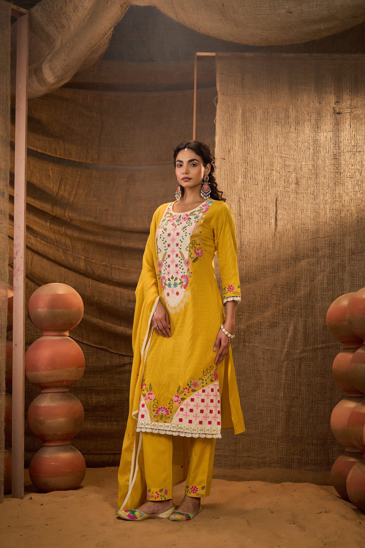 Meher A-Line Kurti Set