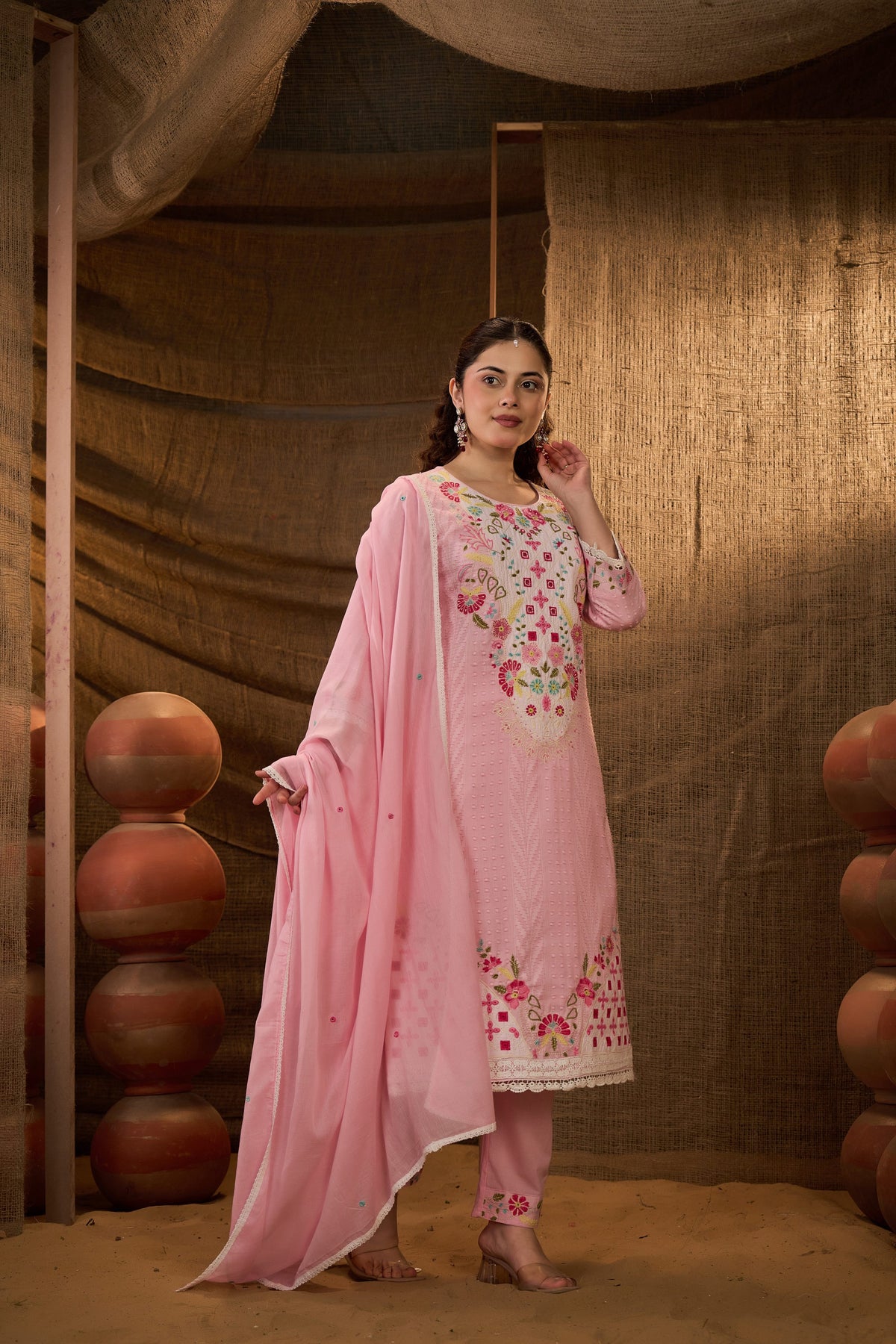 Meher A-Line Kurti Set