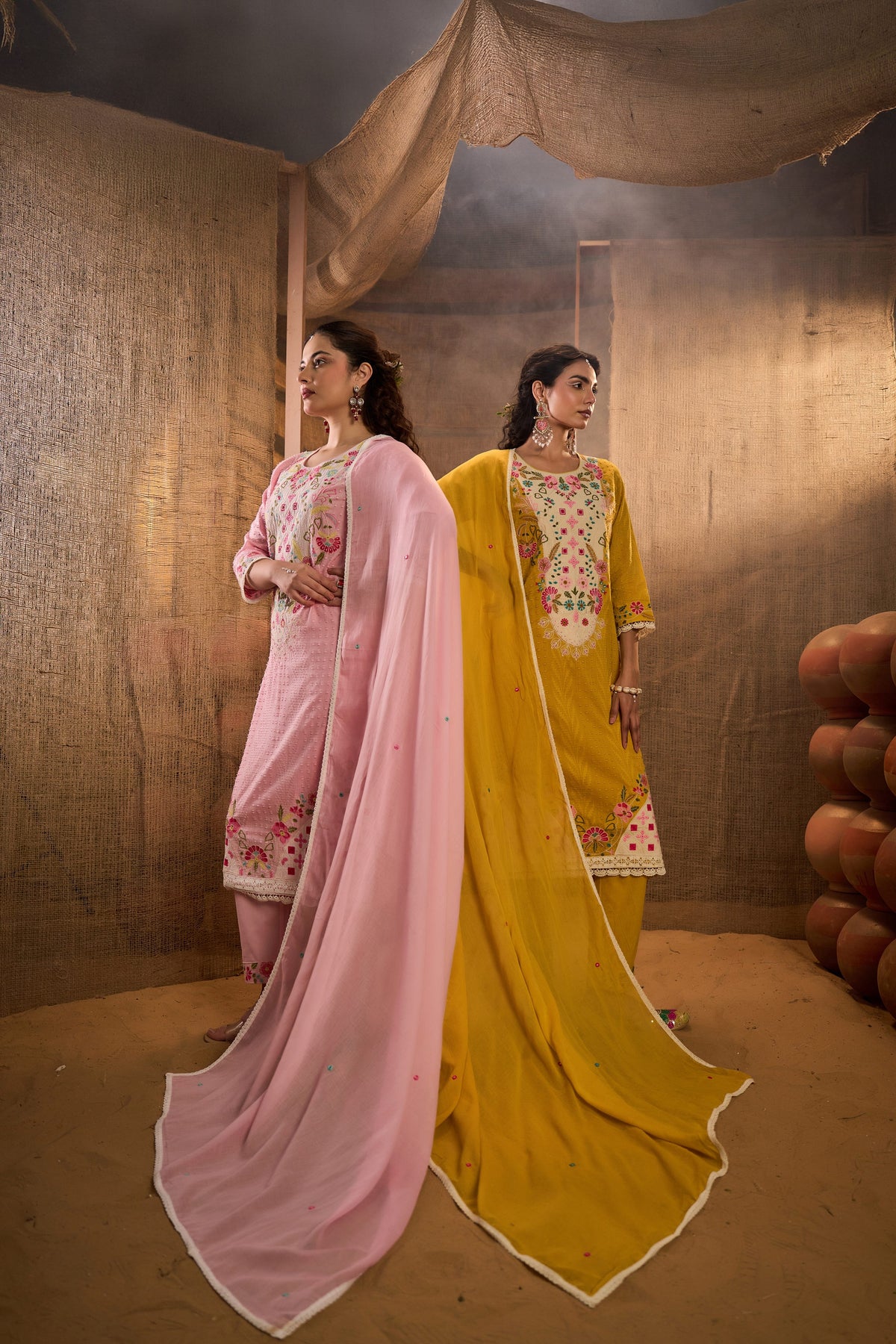 Meher A-Line Kurti Set