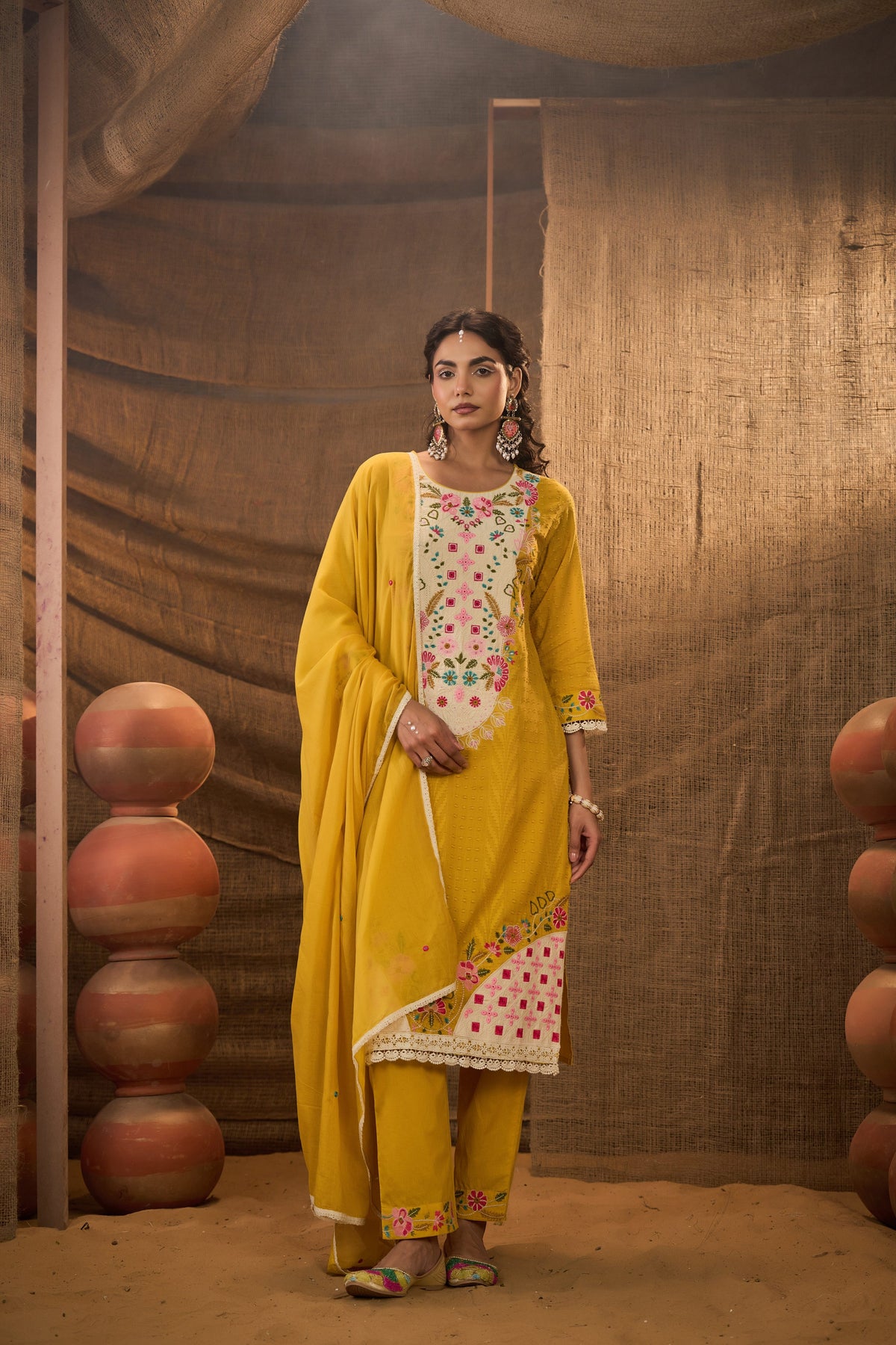 Meher A-Line Kurti Set
