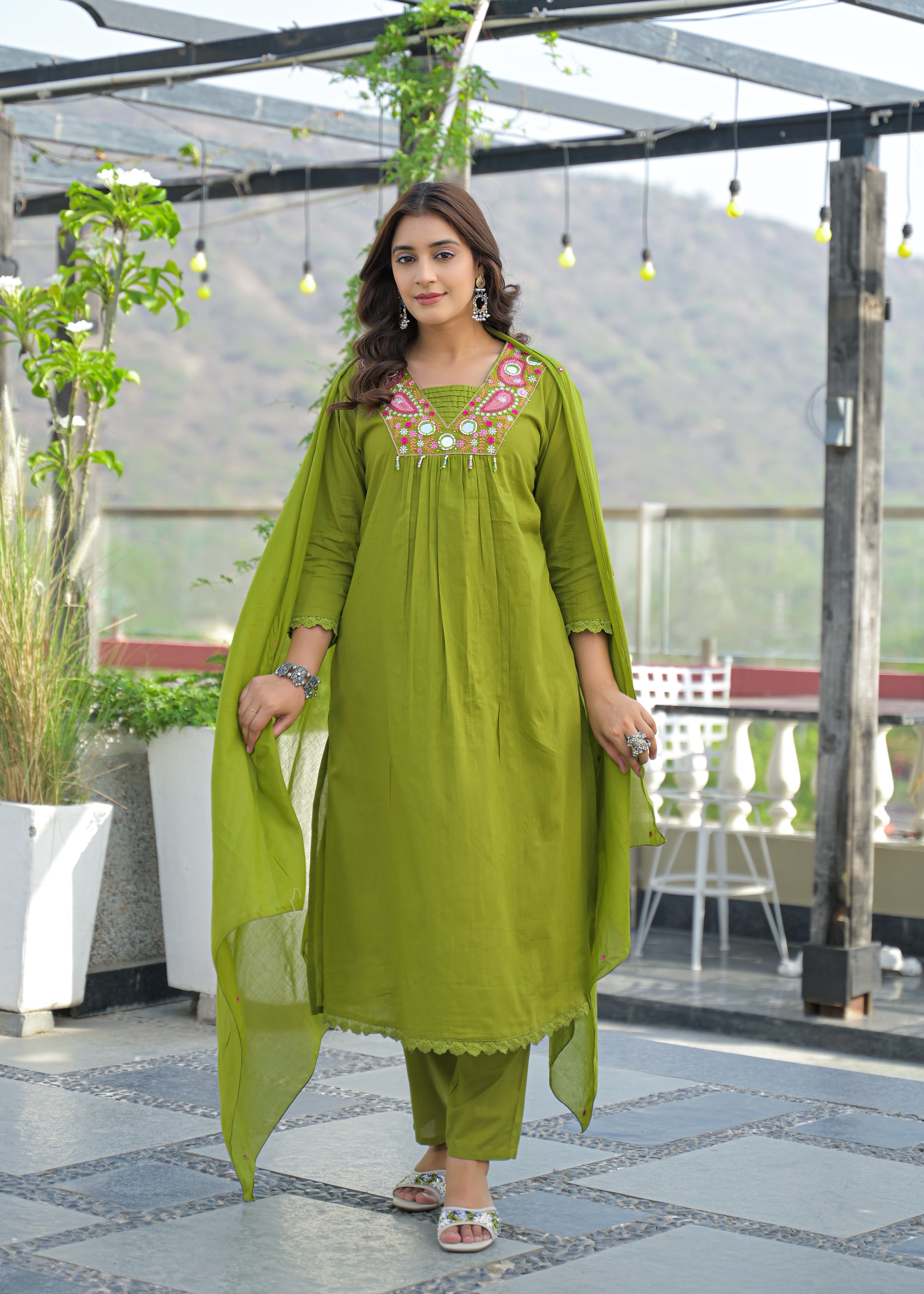 Premium Embroidered Kurti