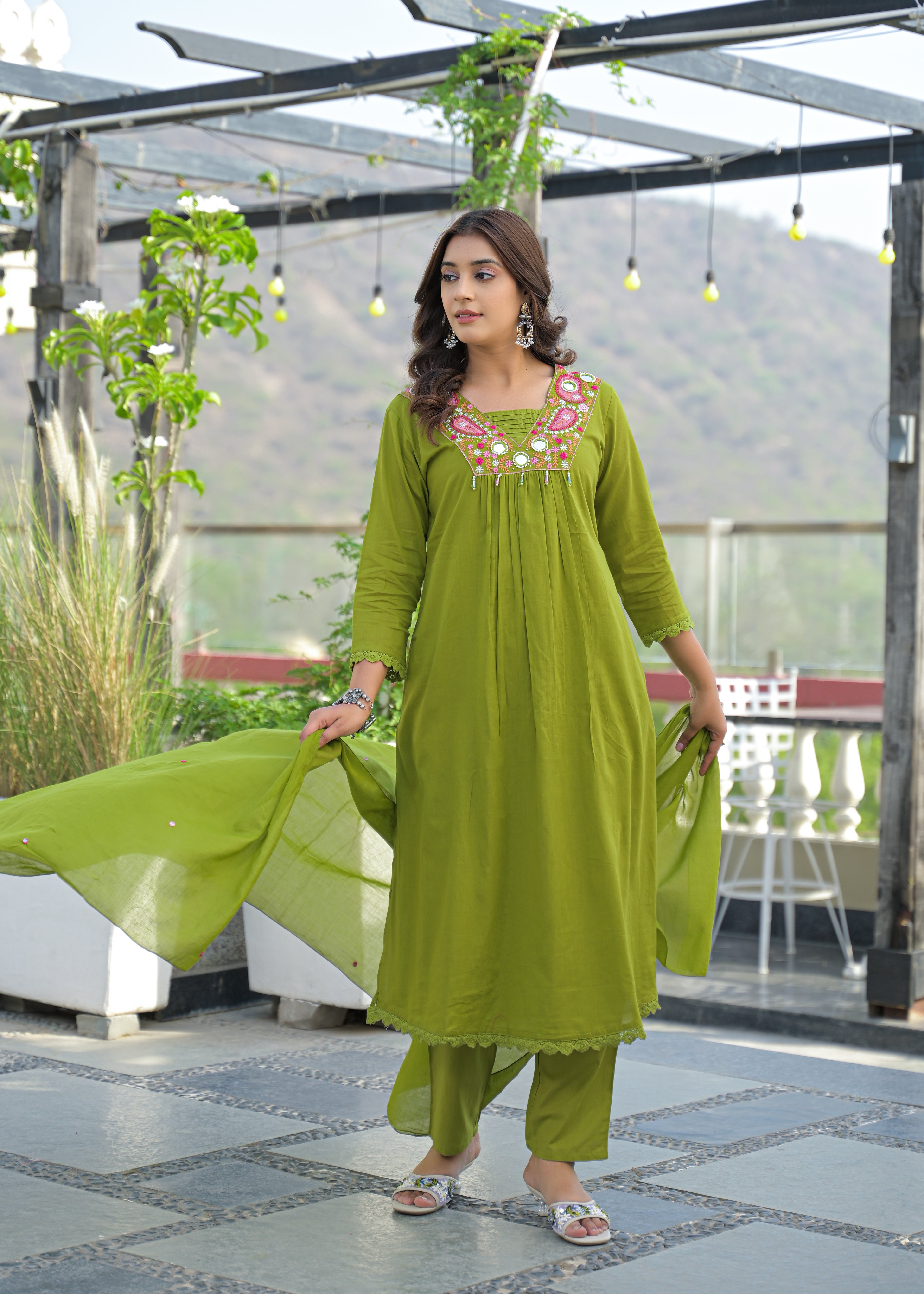 Premium Embroidered Kurti