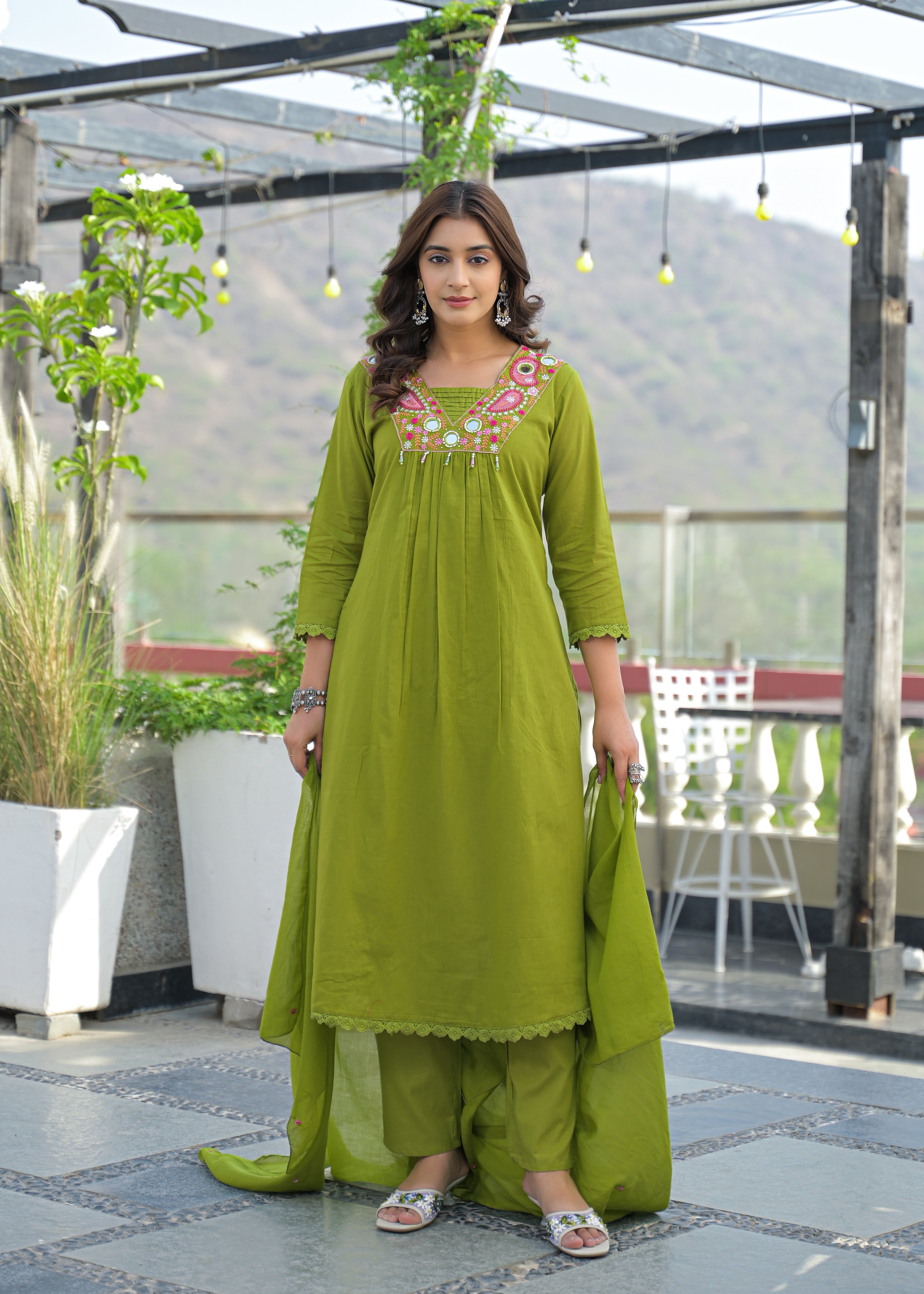 Premium Embroidered Kurti