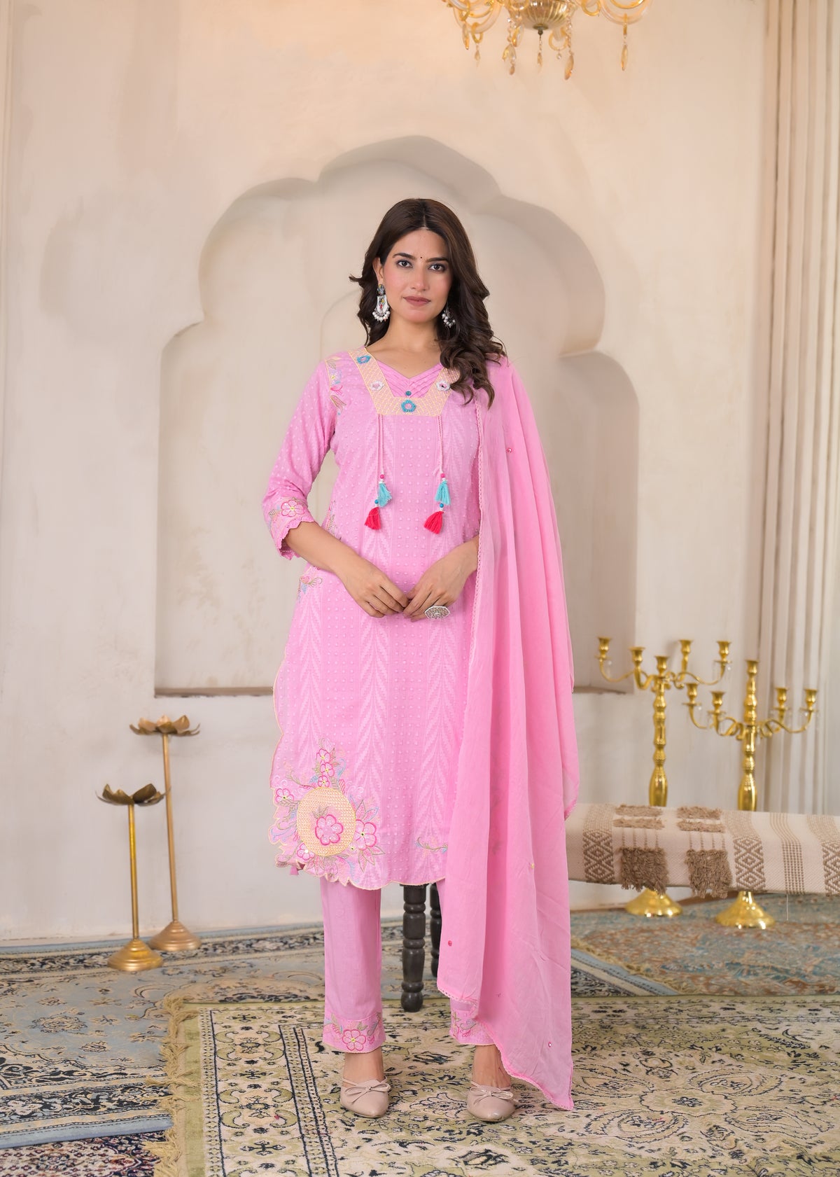 Premium 3-Piece Ethnic Suit Set