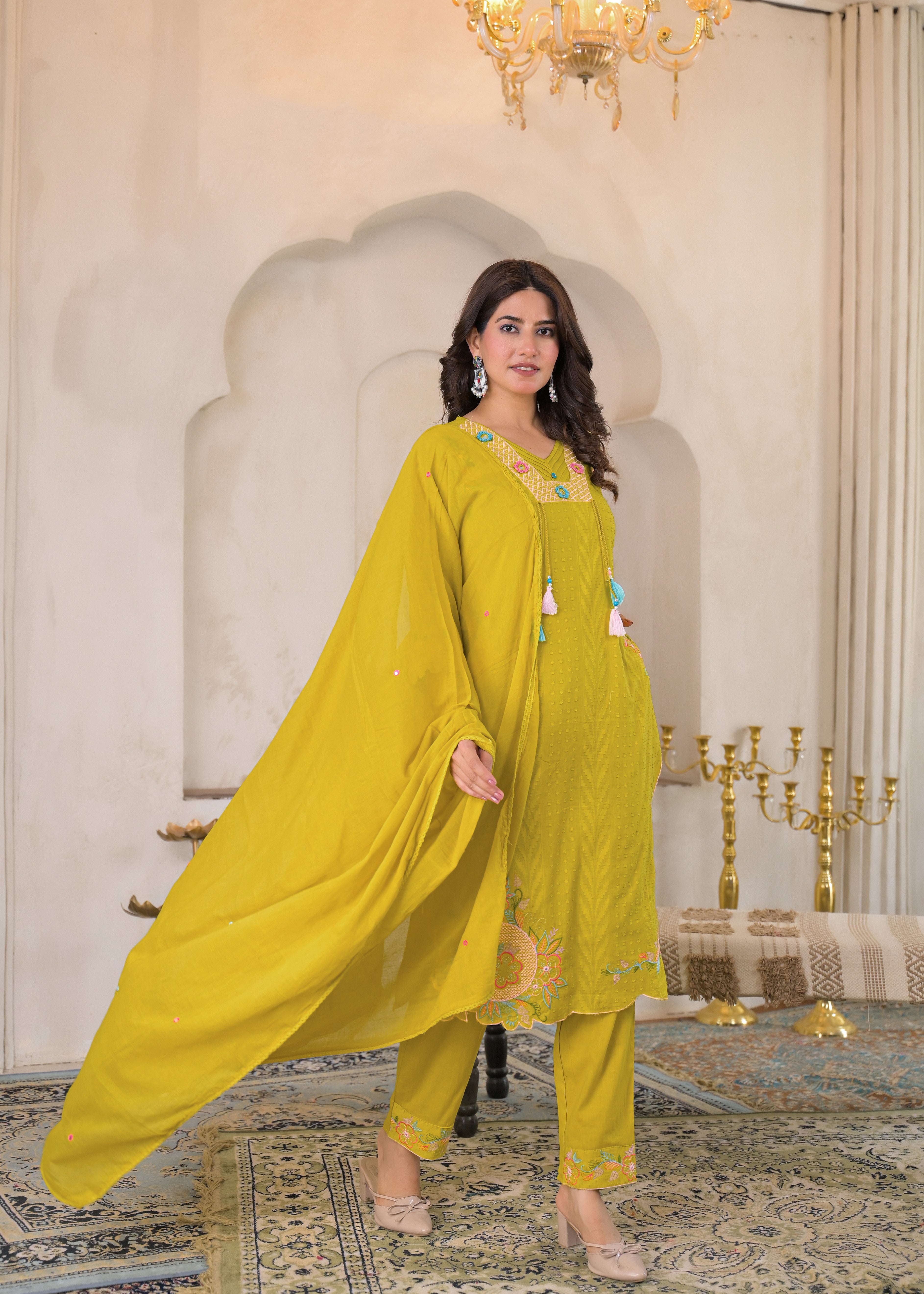 Premium 3-Piece Ethnic Suit Set