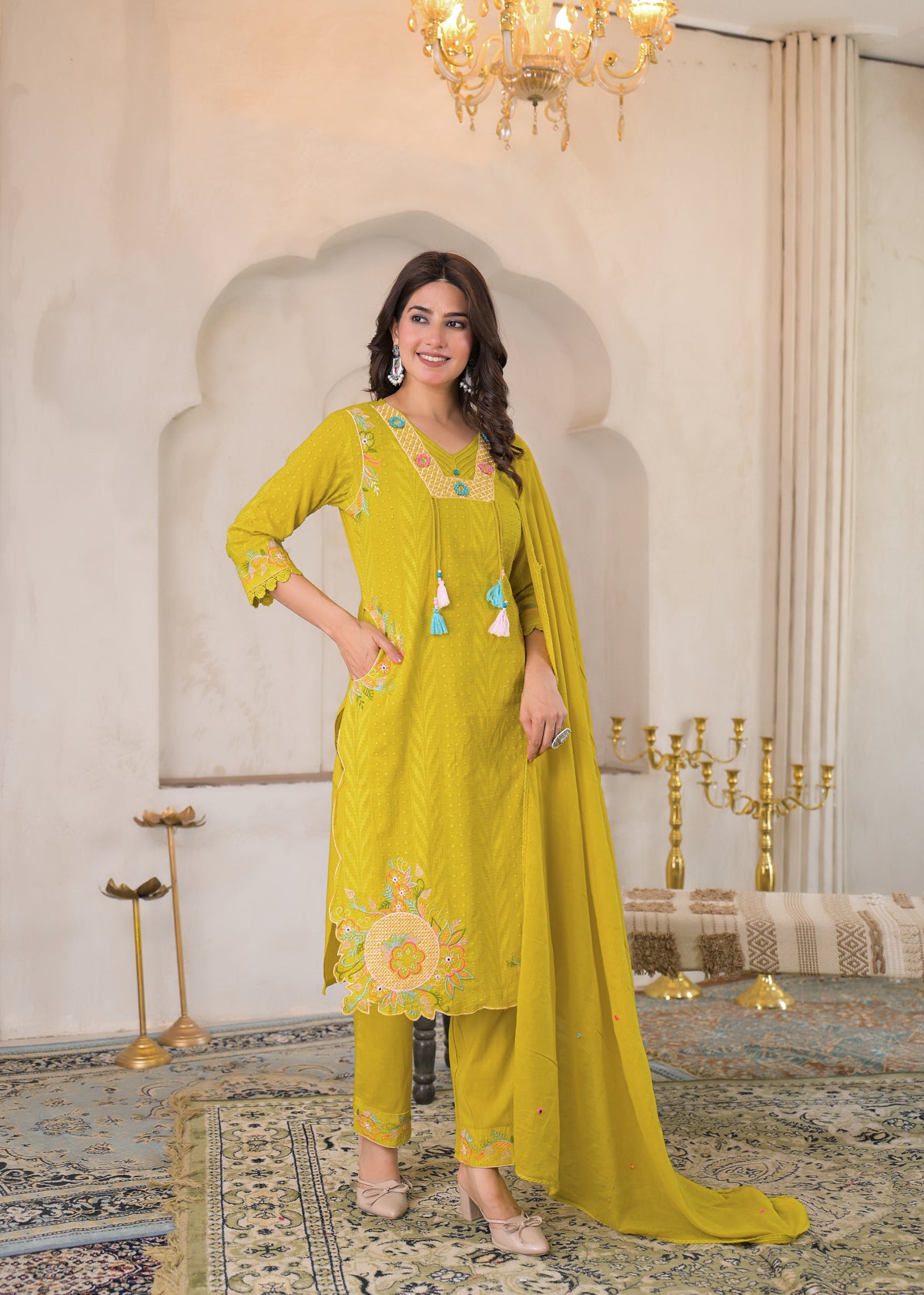 Premium 3-Piece Ethnic Suit Set