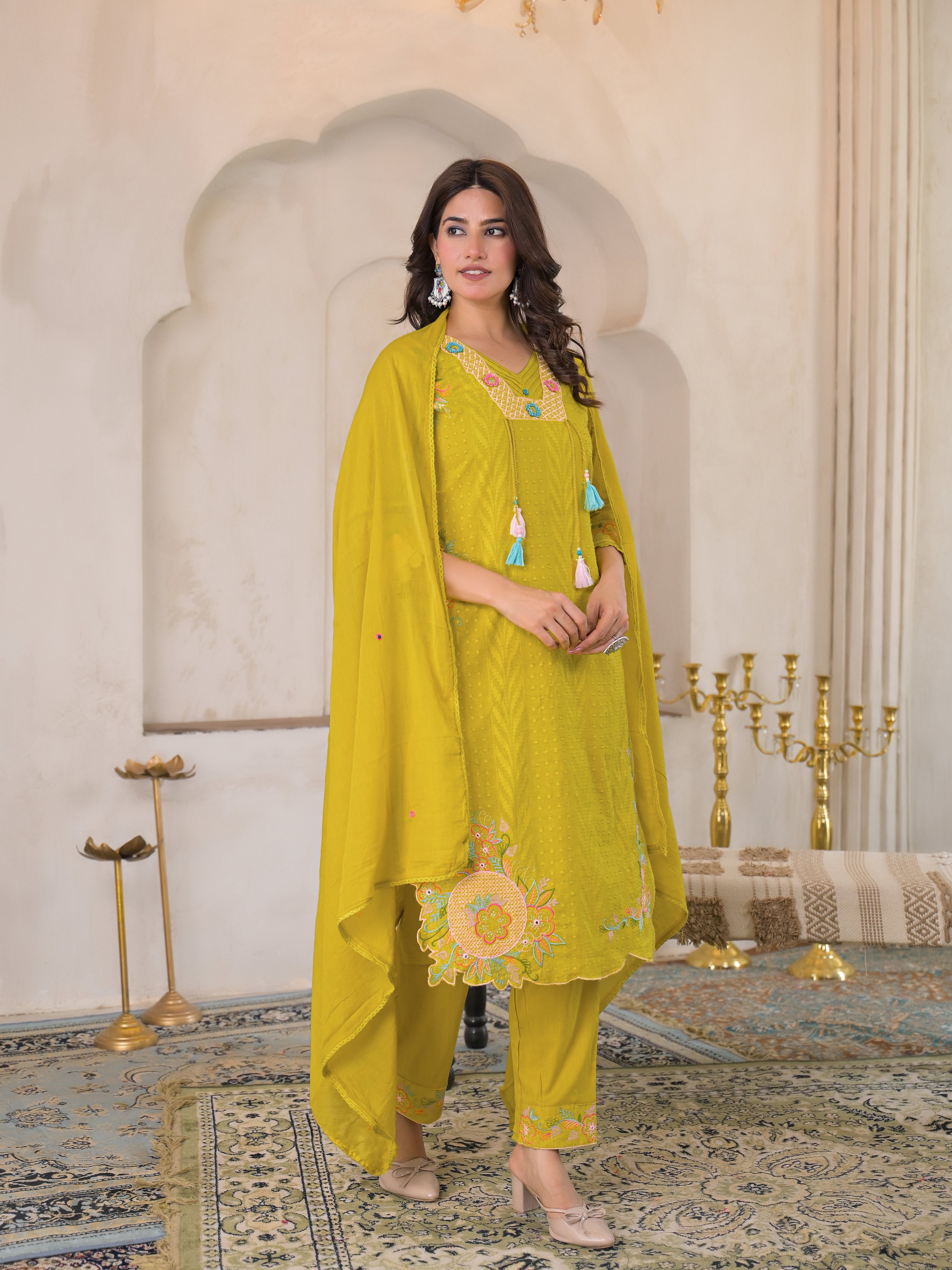 Premium 3-Piece Ethnic Suit Set