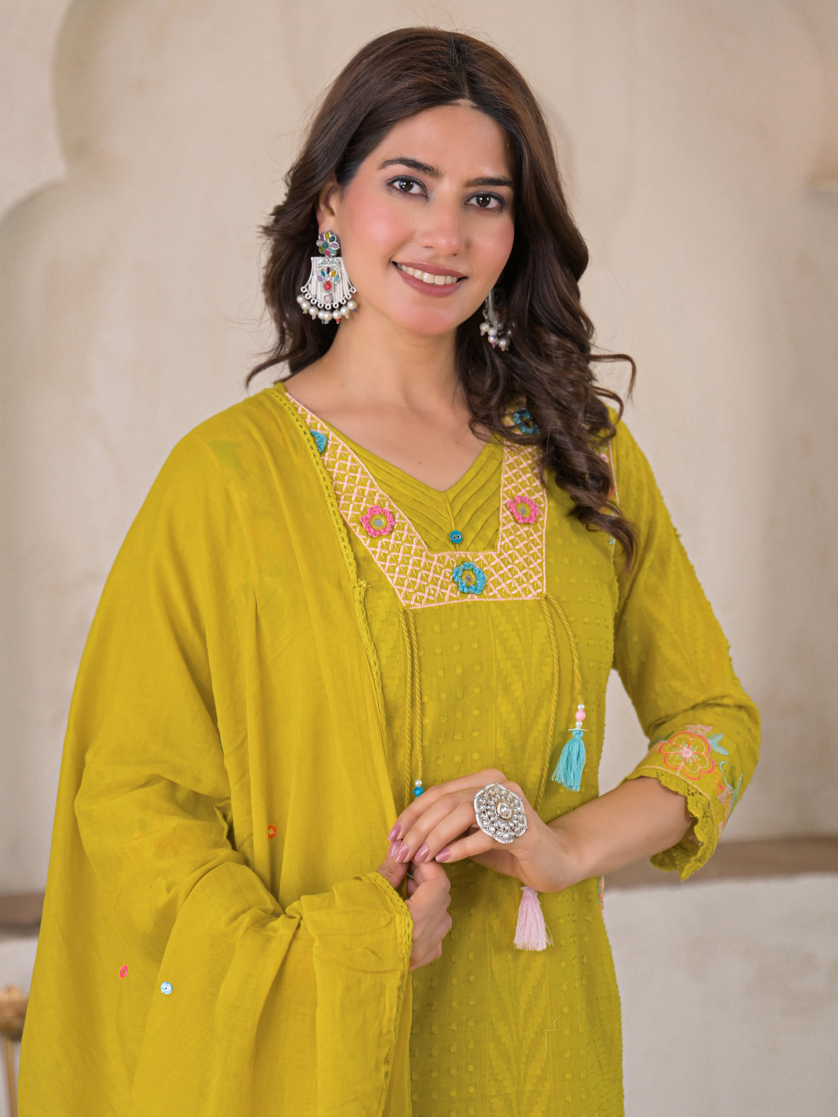 Premium 3-Piece Ethnic Suit Set