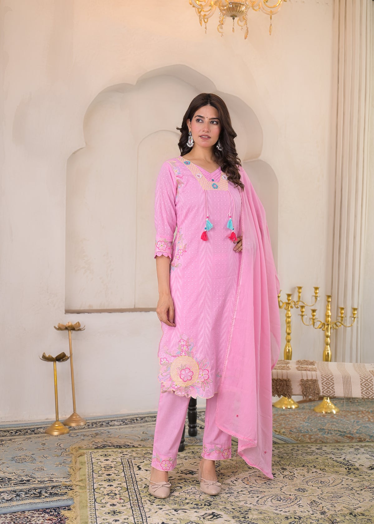 Premium 3-Piece Ethnic Suit Set