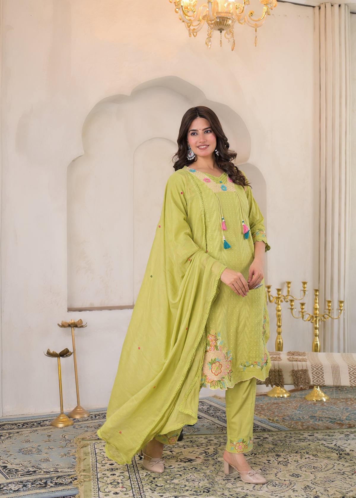 Premium 3-Piece Ethnic Suit Set