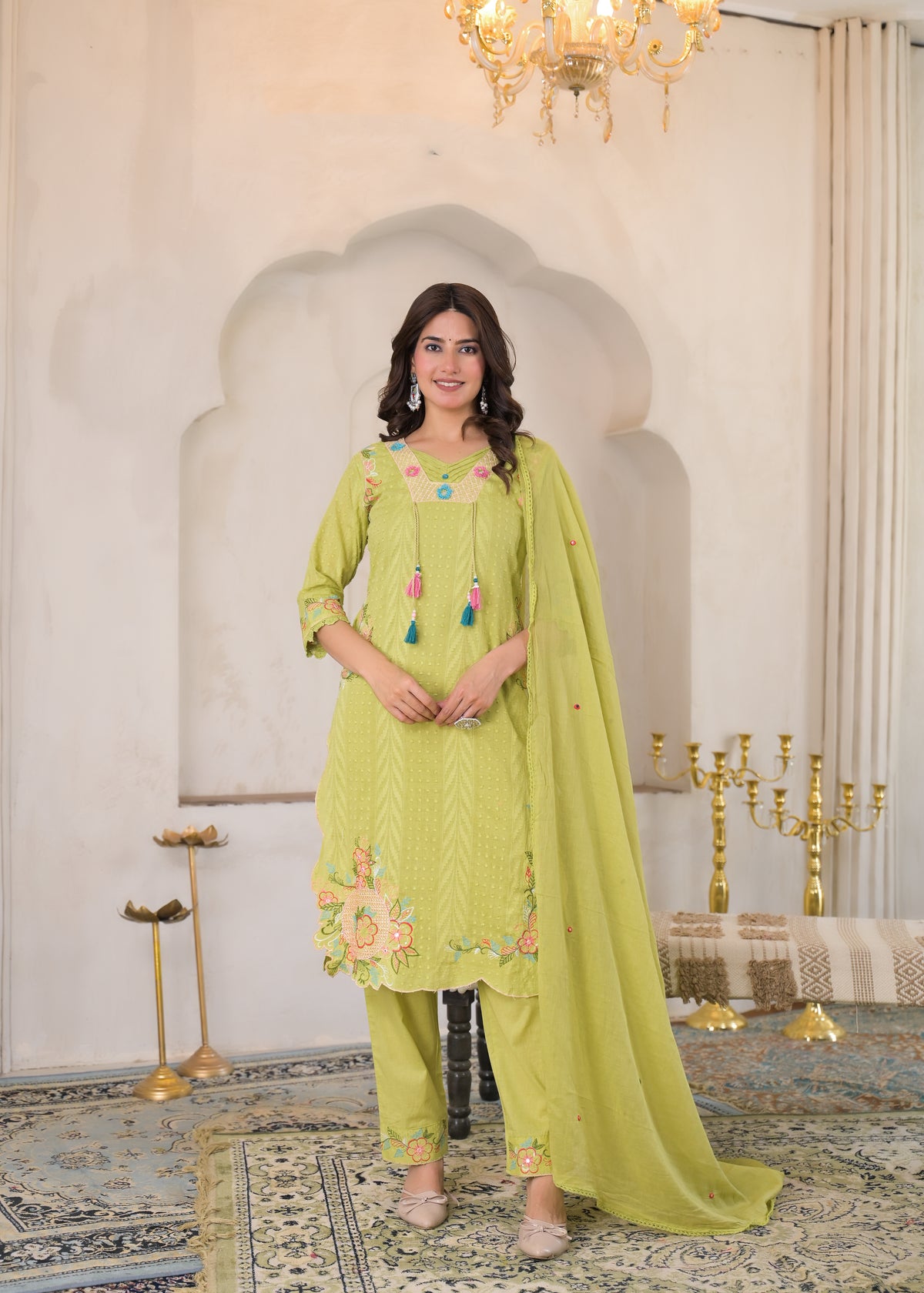Premium 3-Piece Ethnic Suit Set