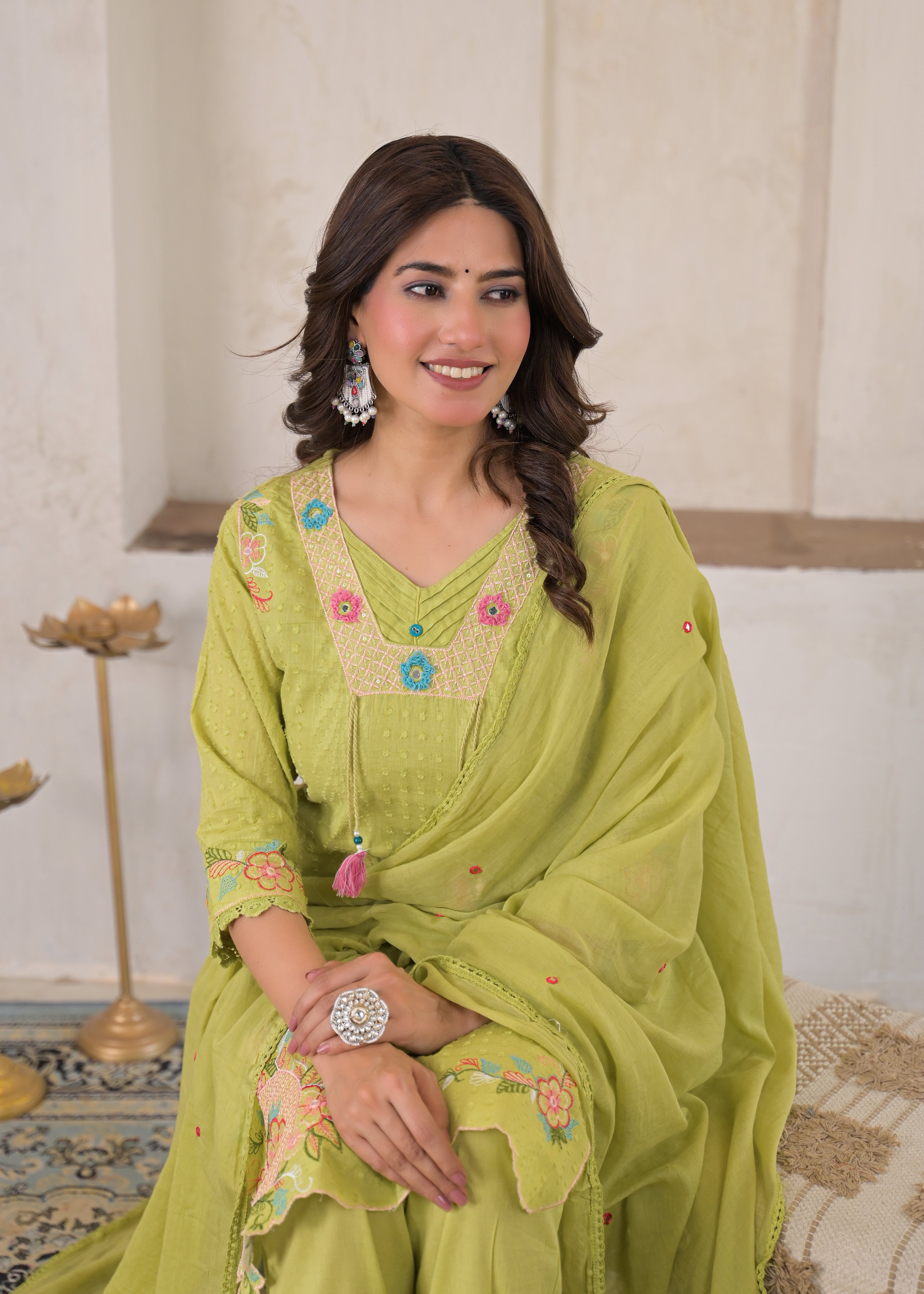 Premium 3-Piece Ethnic Suit Set