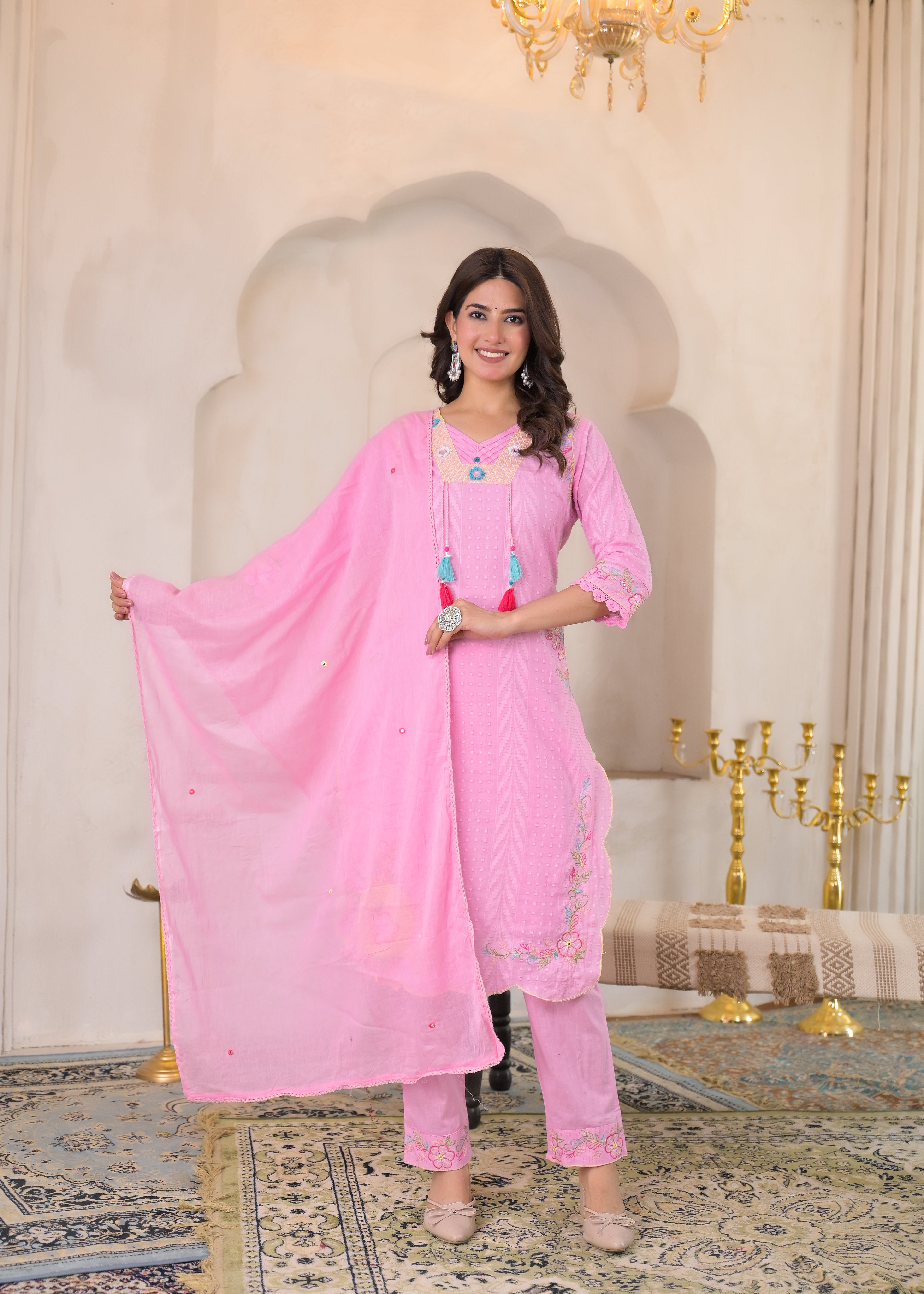 Premium 3-Piece Ethnic Suit Set