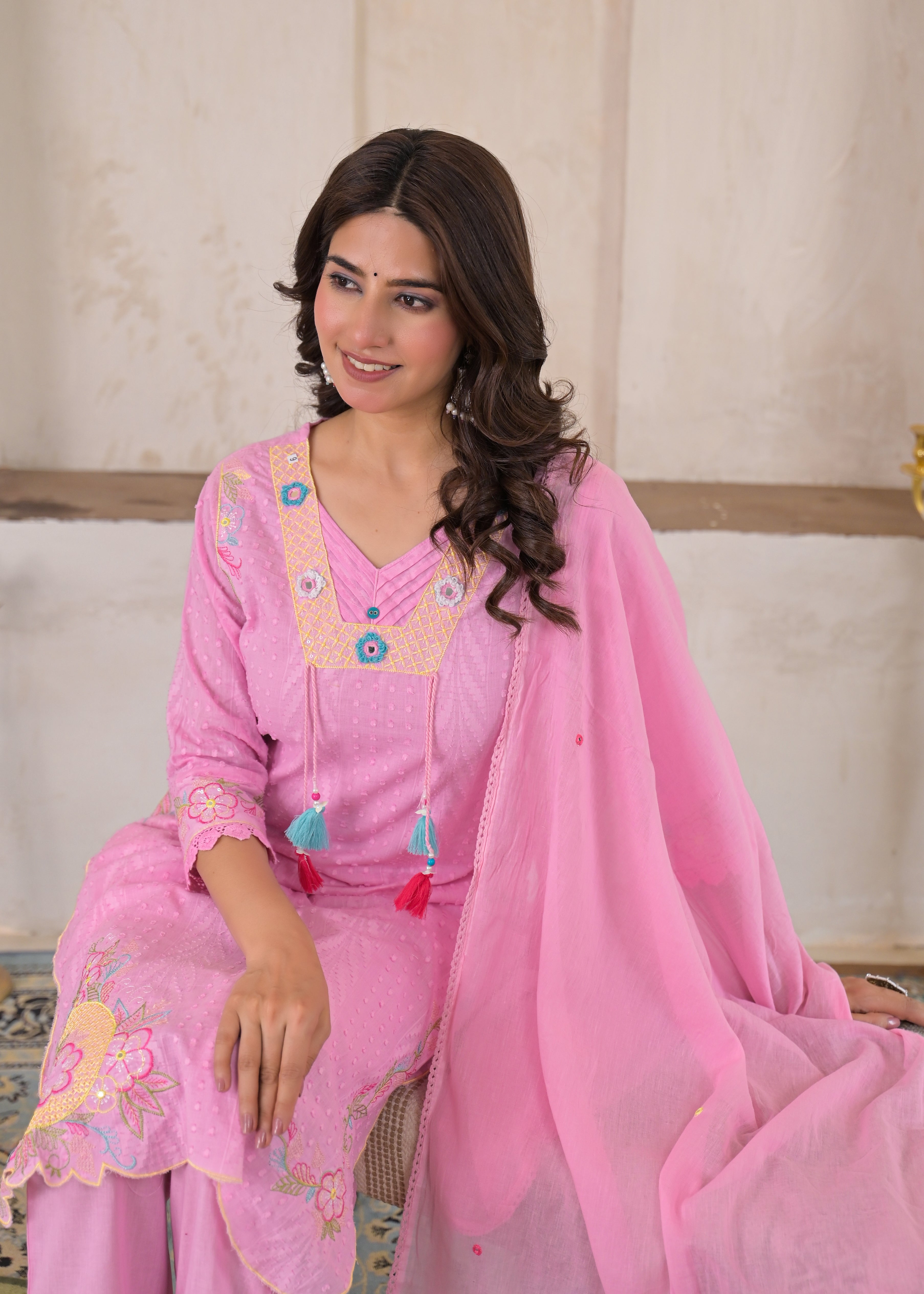 Premium 3-Piece Ethnic Suit Set