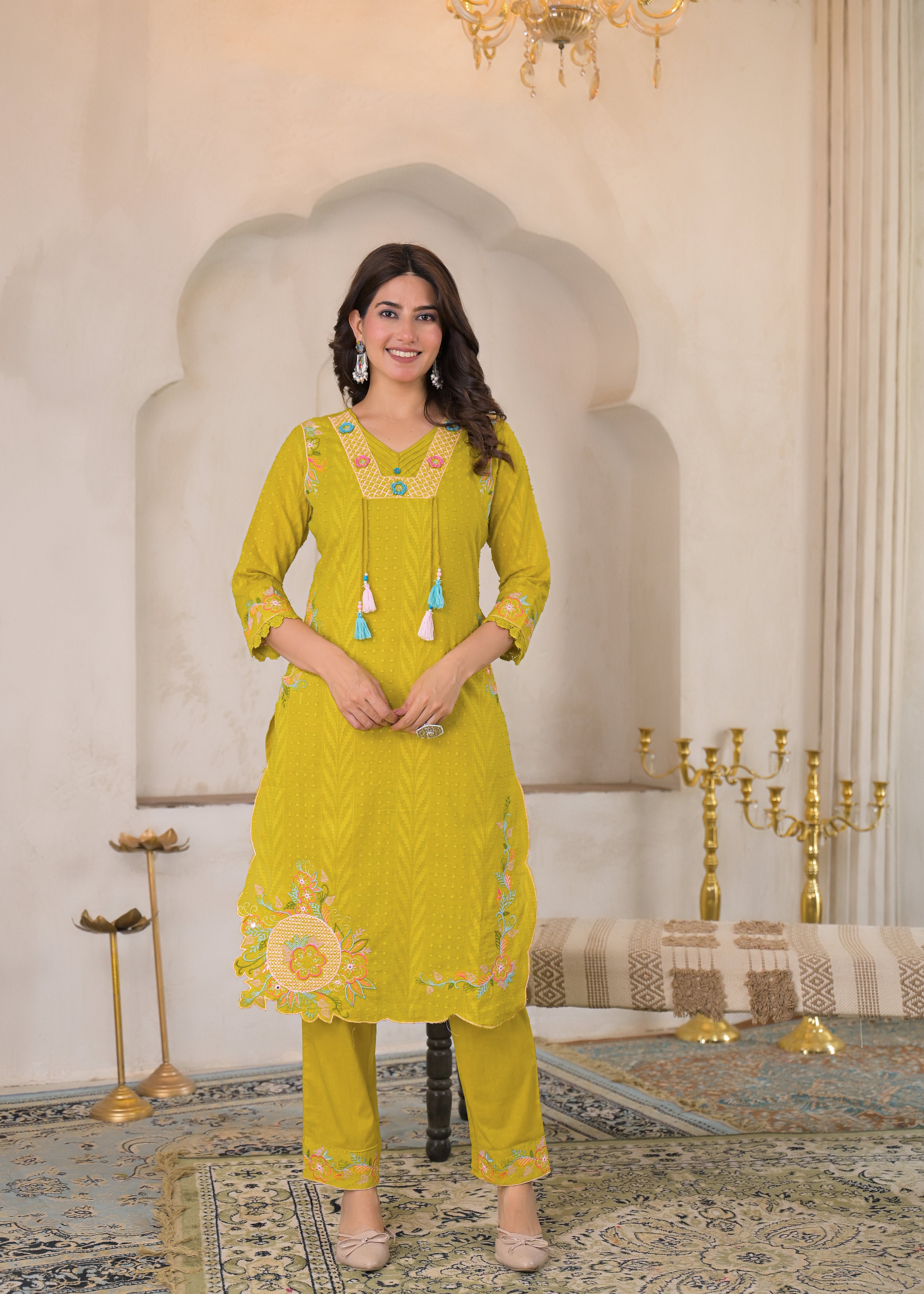Premium 3-Piece Ethnic Suit Set