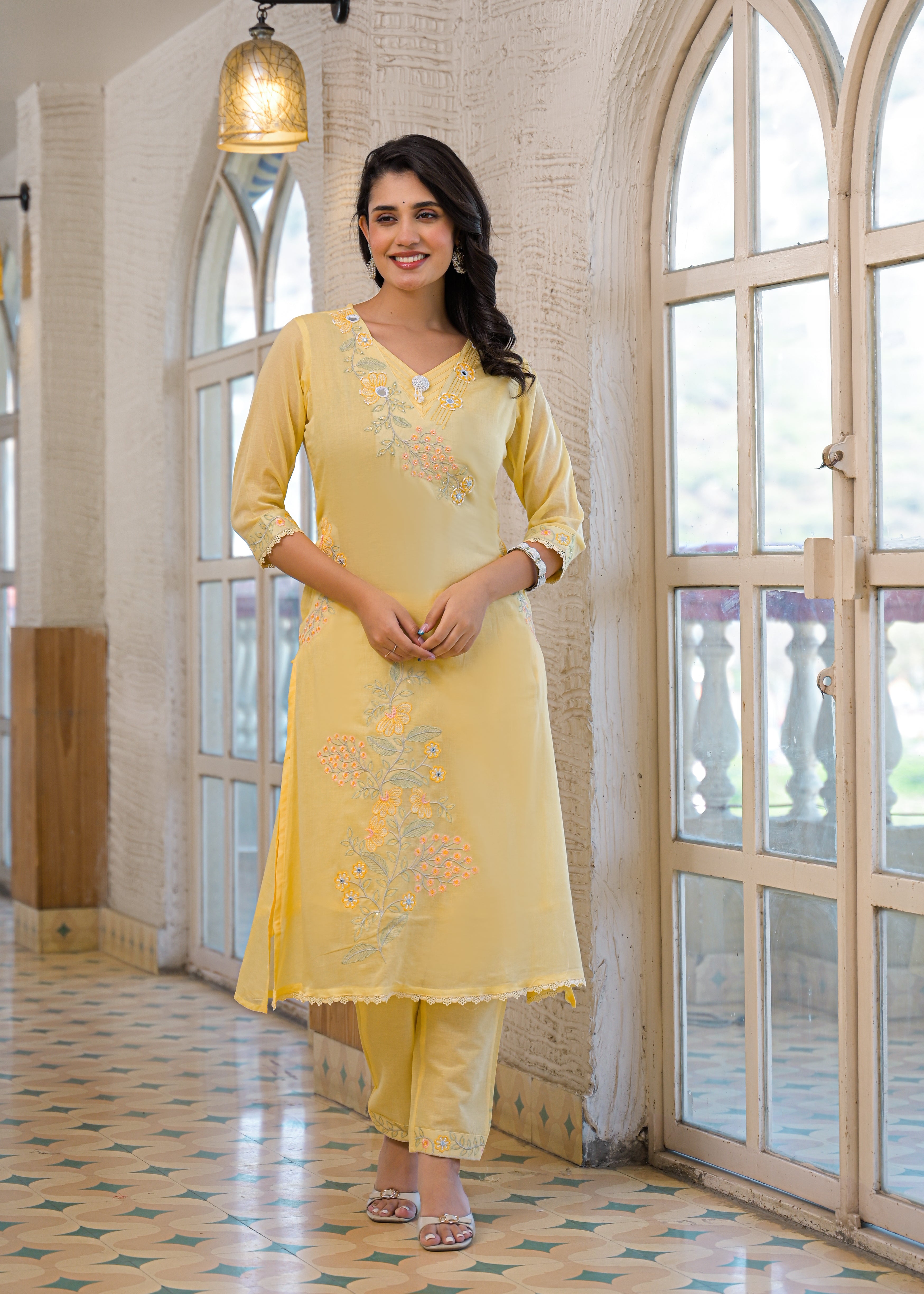 Premium Embroidered 3 Piece Suit