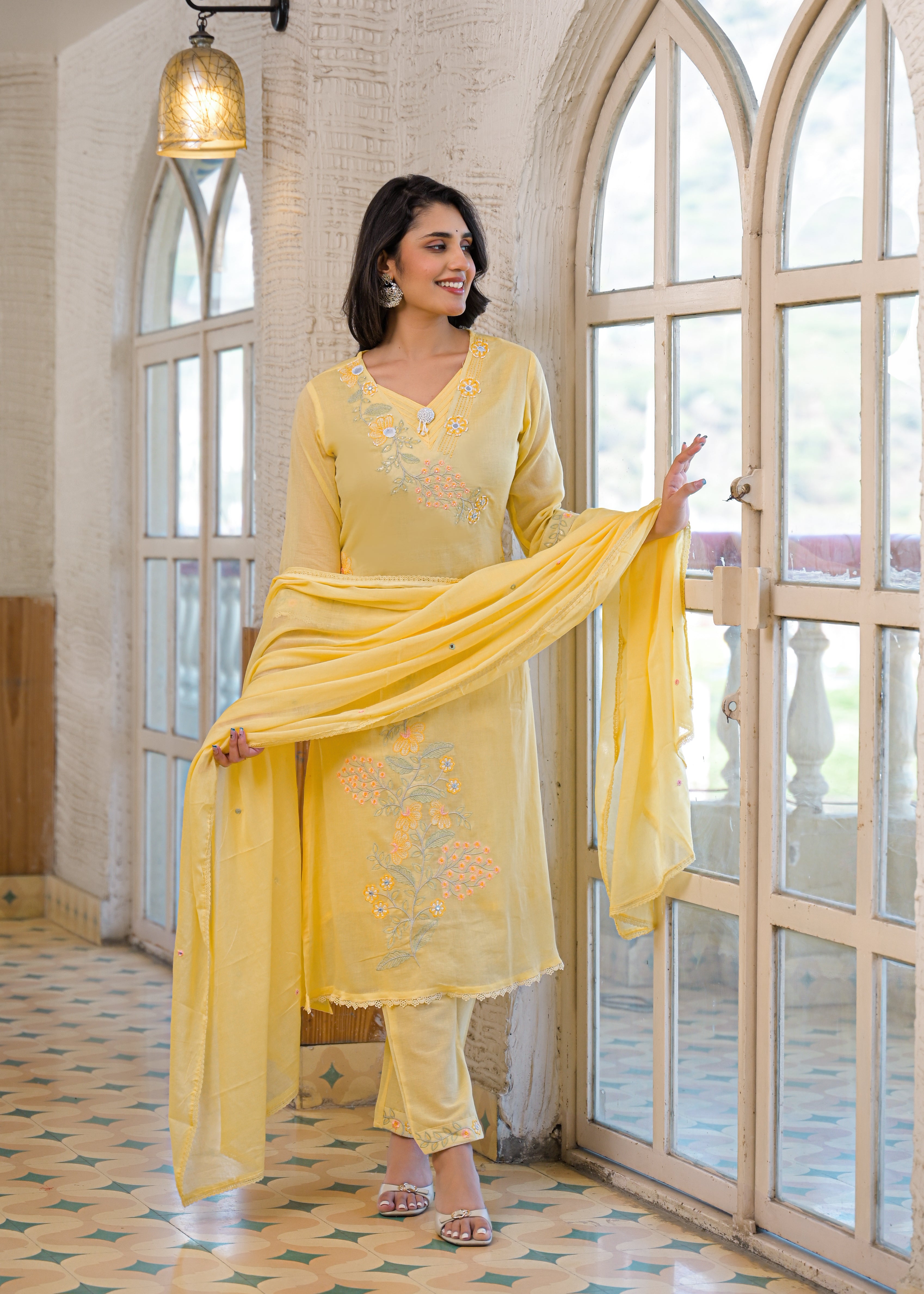 Premium Embroidered 3 Piece Suit