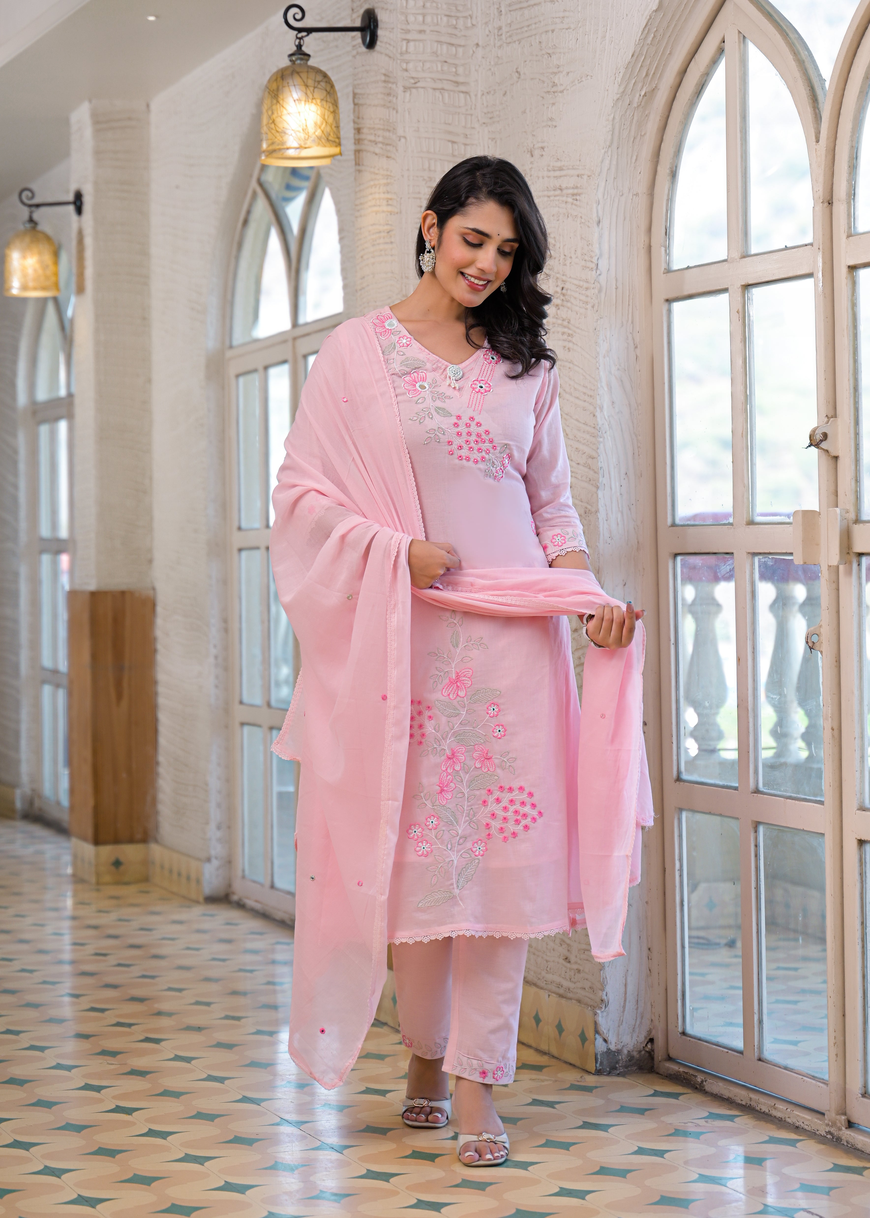 Premium Embroidered 3 Piece Suit