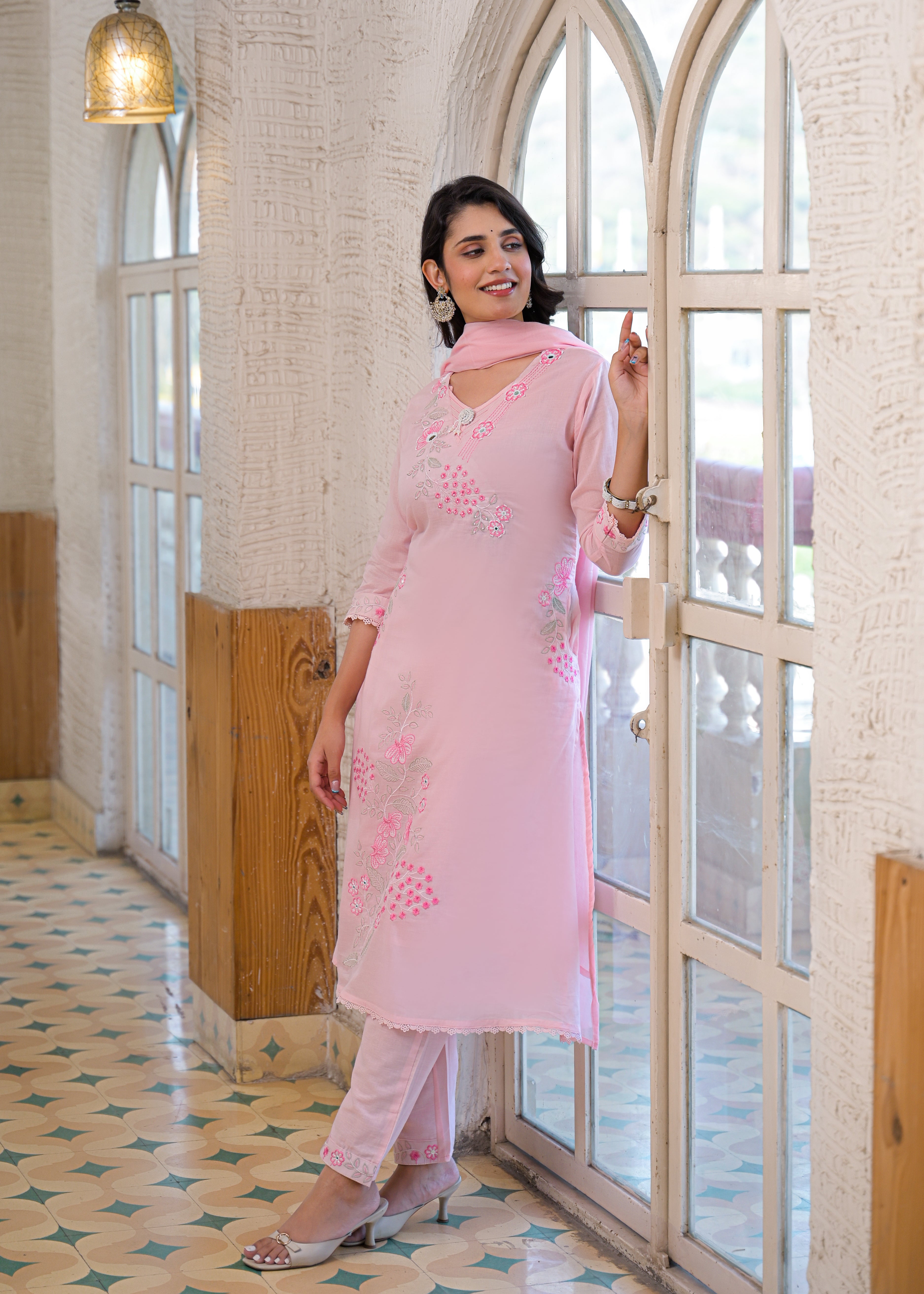 Premium Embroidered 3 Piece Suit