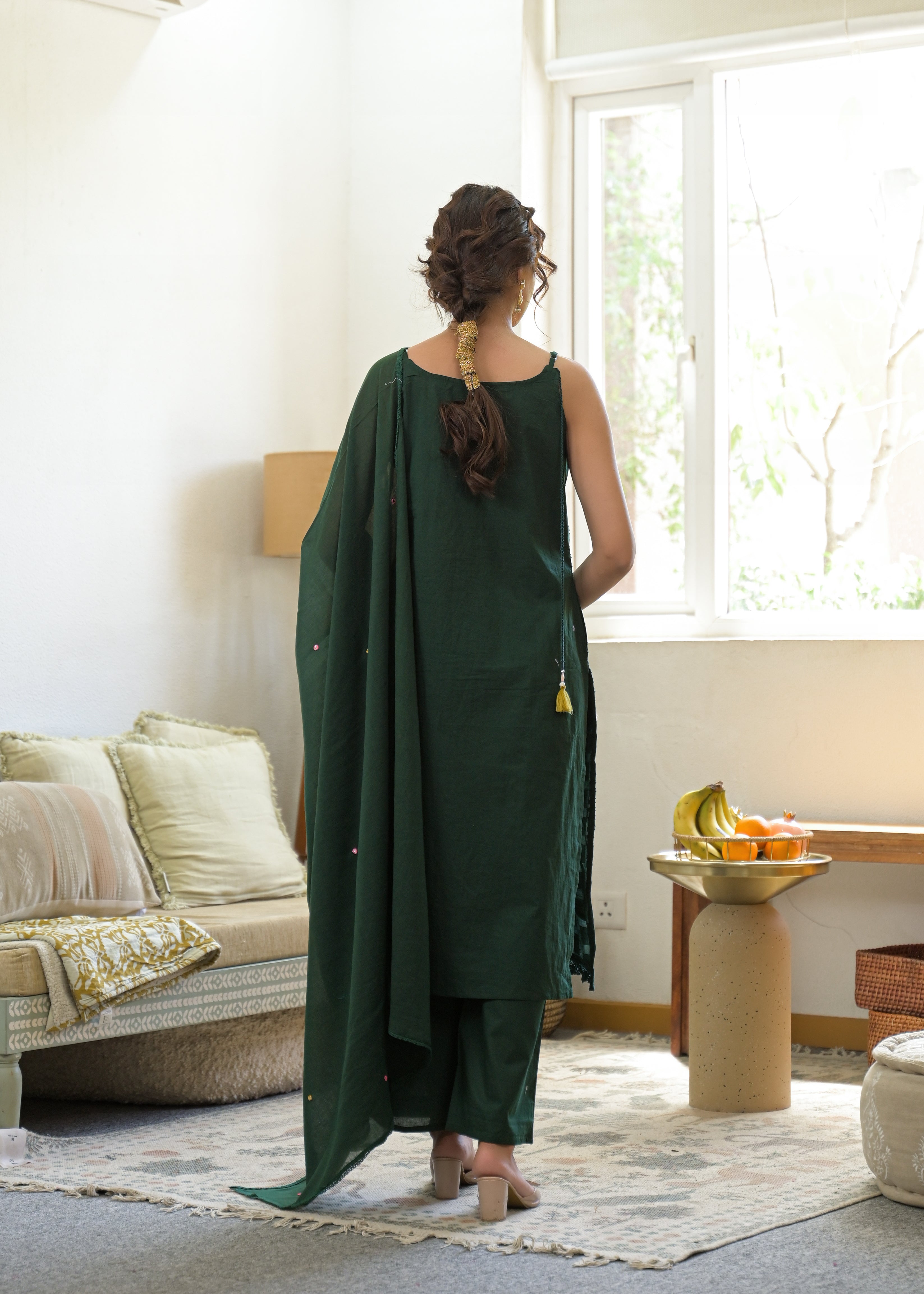 Premium 3-Piece Ethnic Suit Set (Kurta, Pant & Dupatta)