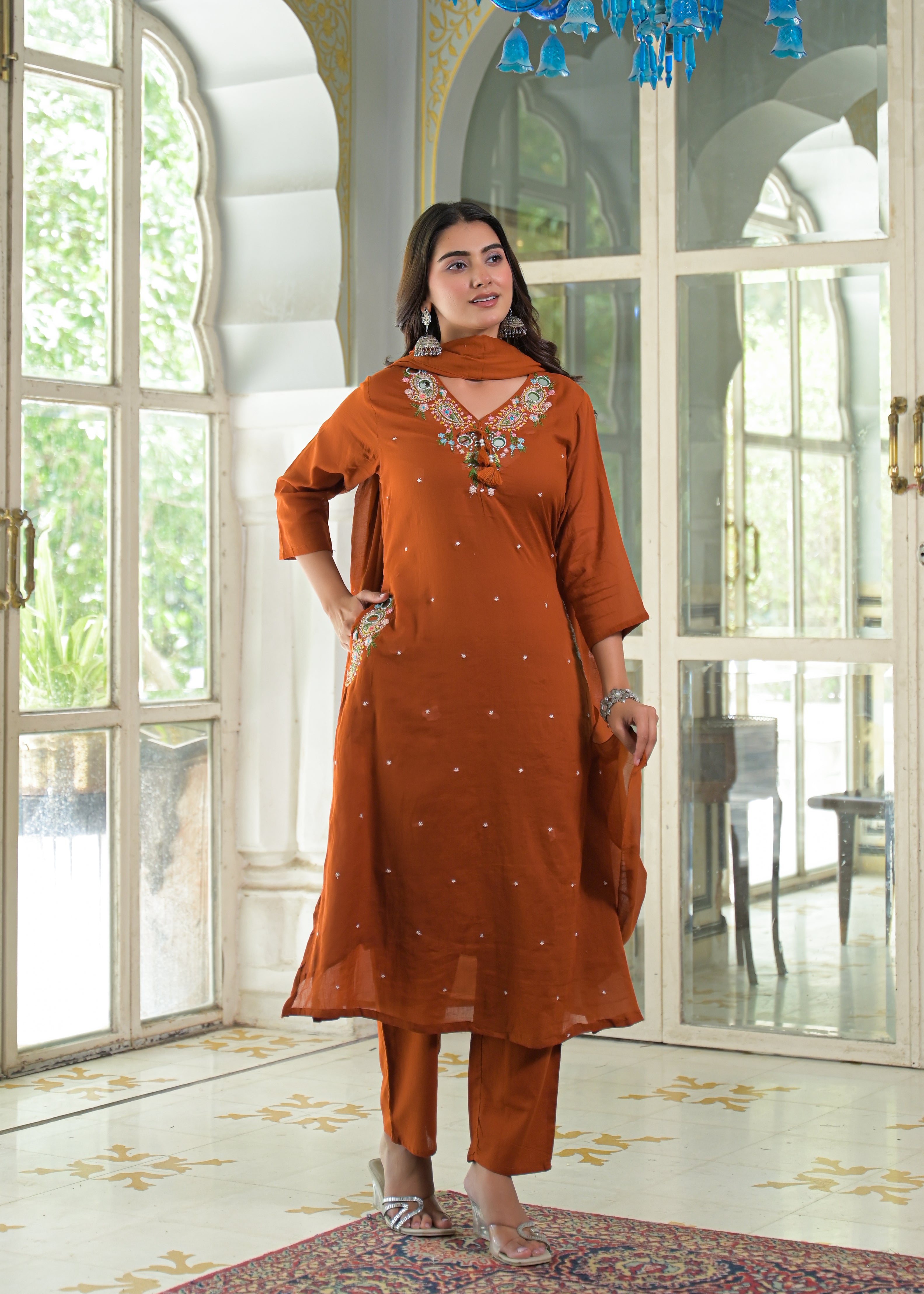 Premium Embroidered Kurti