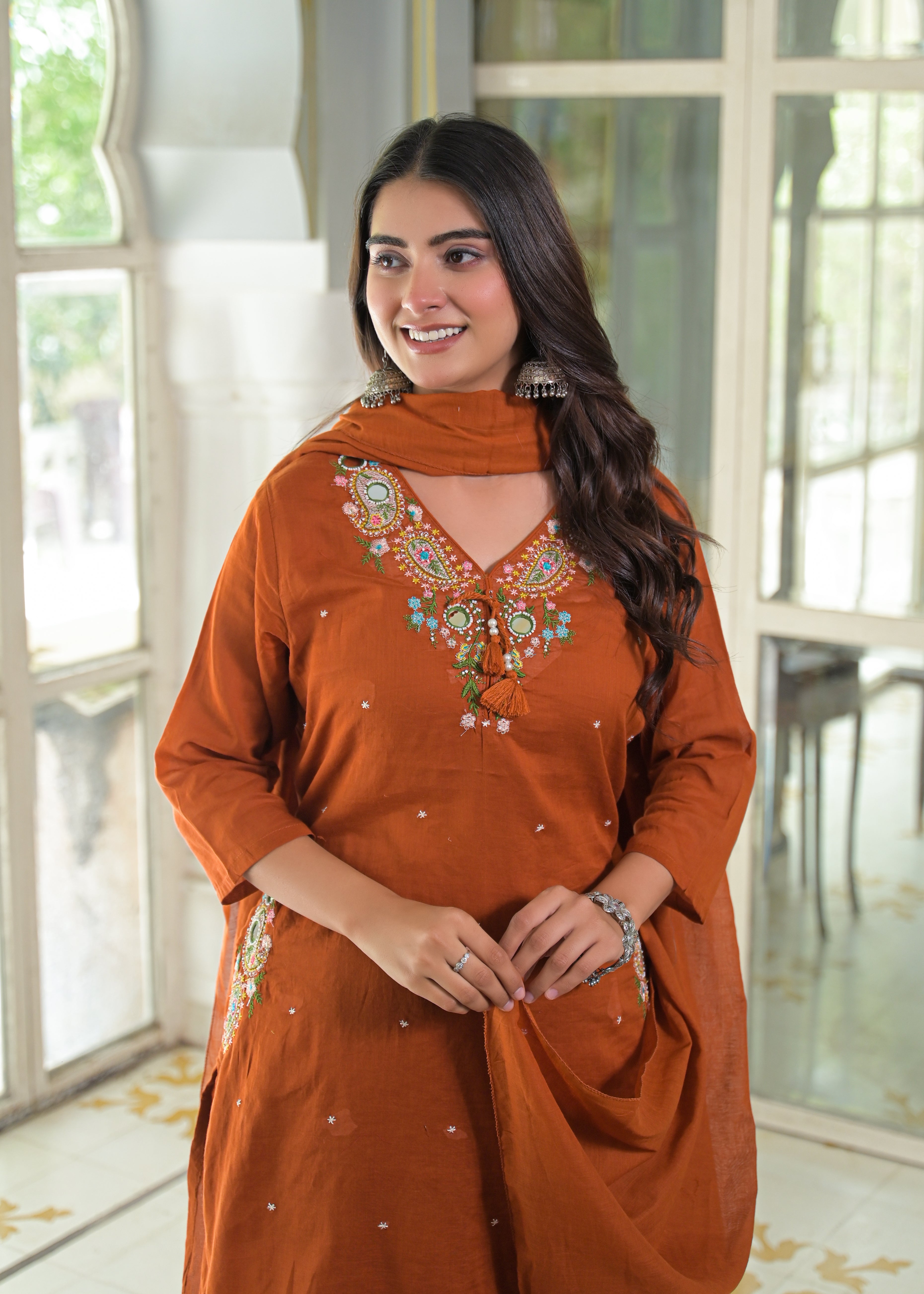 Premium Embroidered Kurti