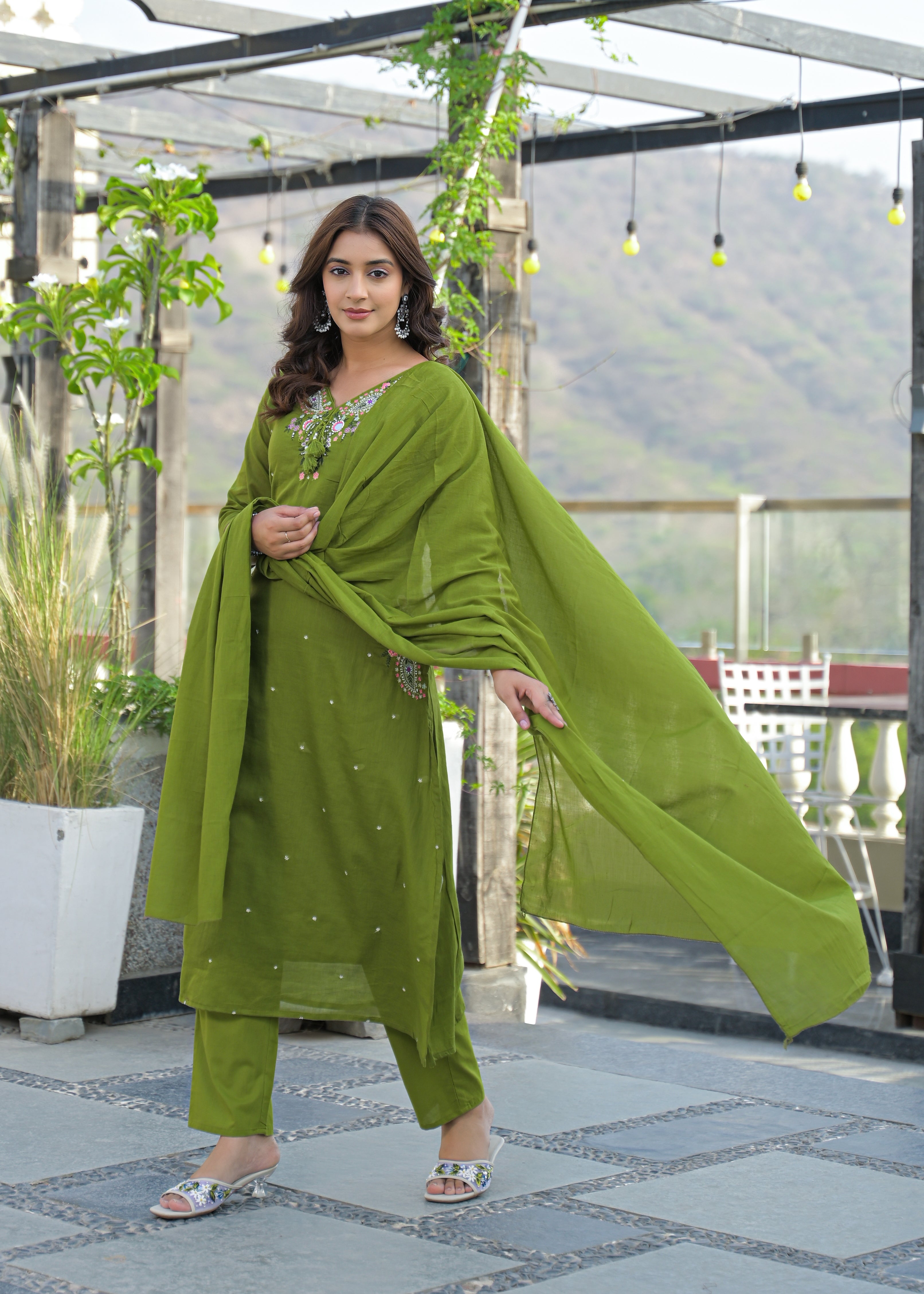 Premium Embroidered Kurti