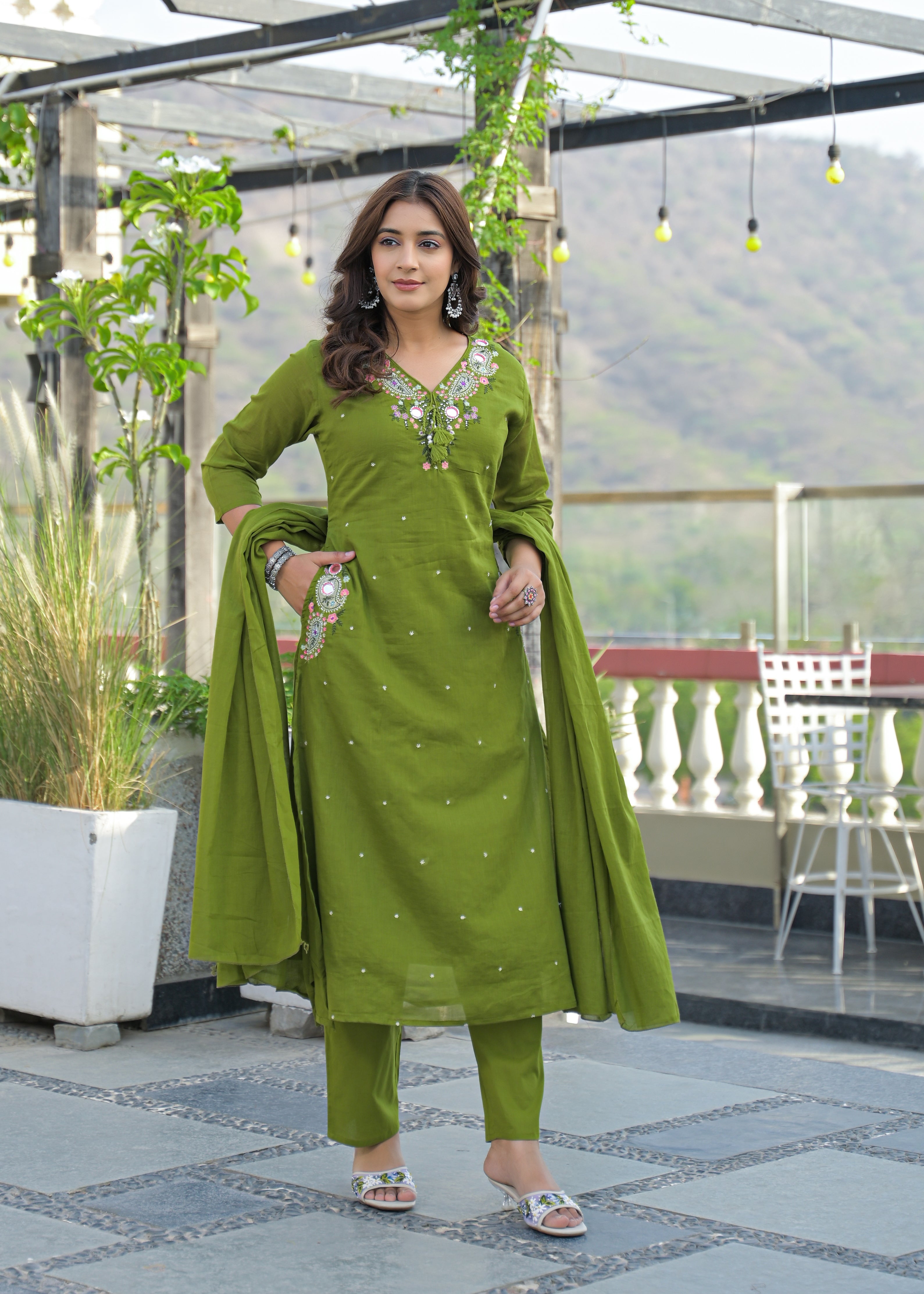 Premium Embroidered Kurti