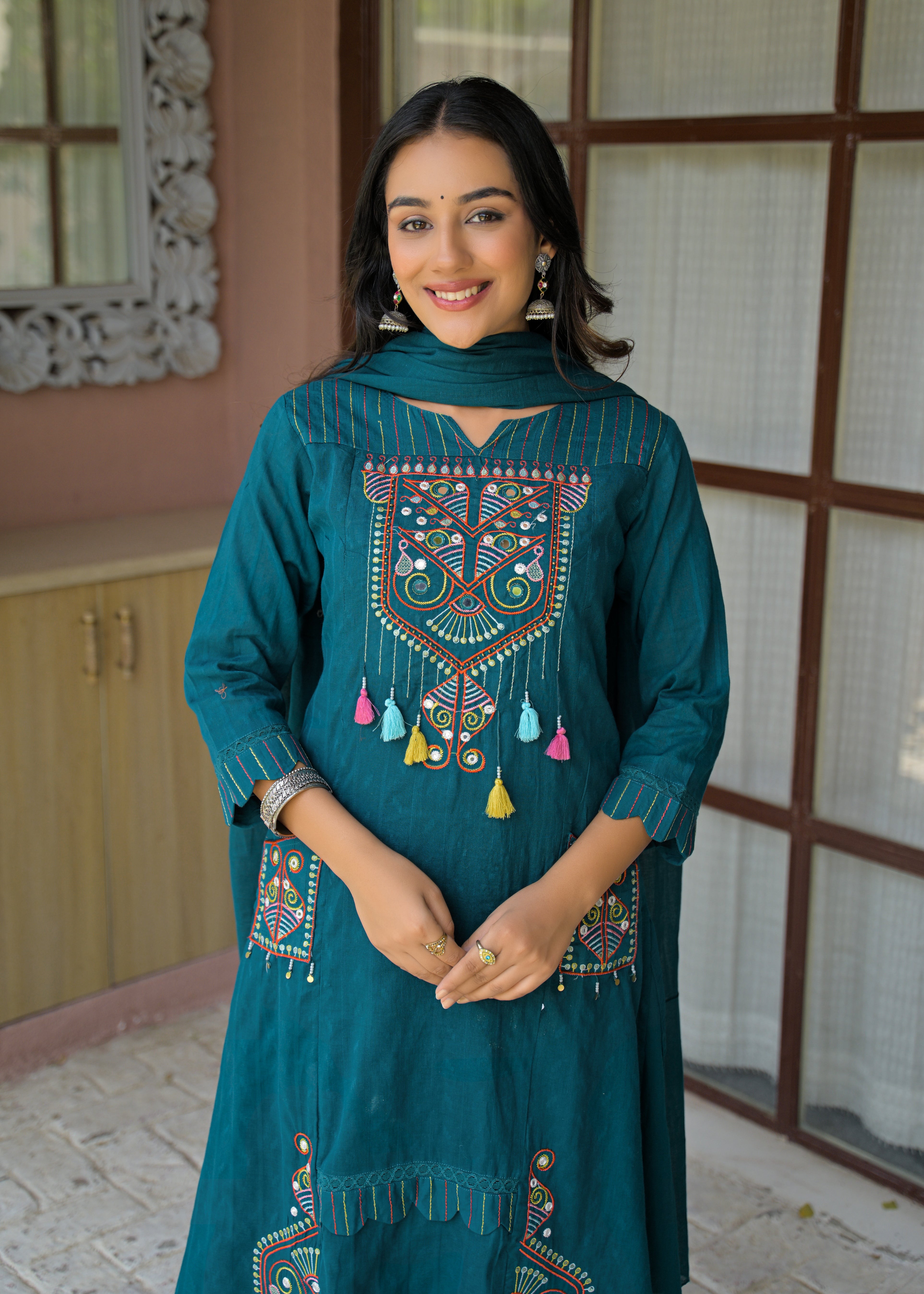 Kurta Pant with Dupatta / 3-Piece Set