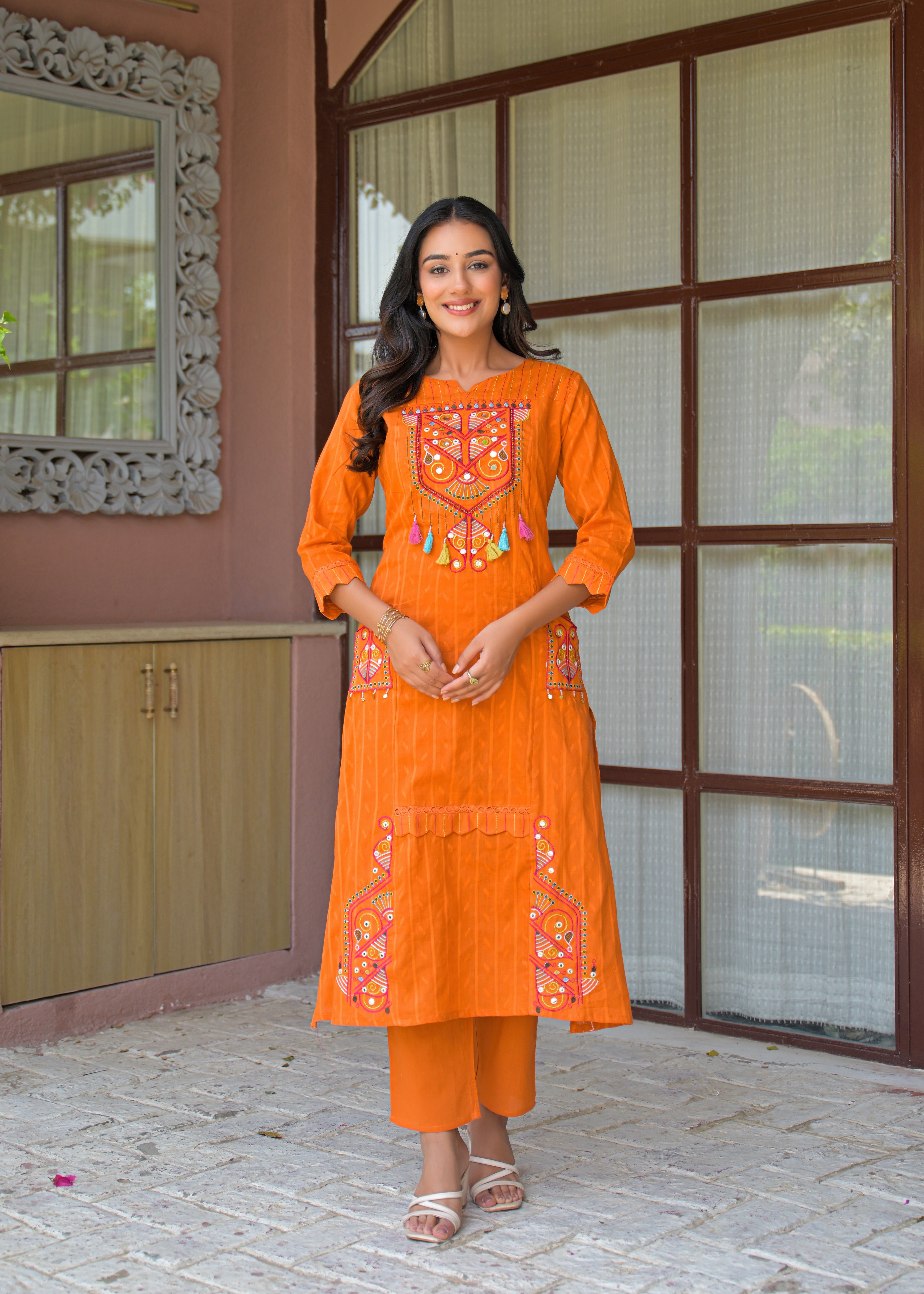 Kurta Pant with Dupatta / 3-Piece Set