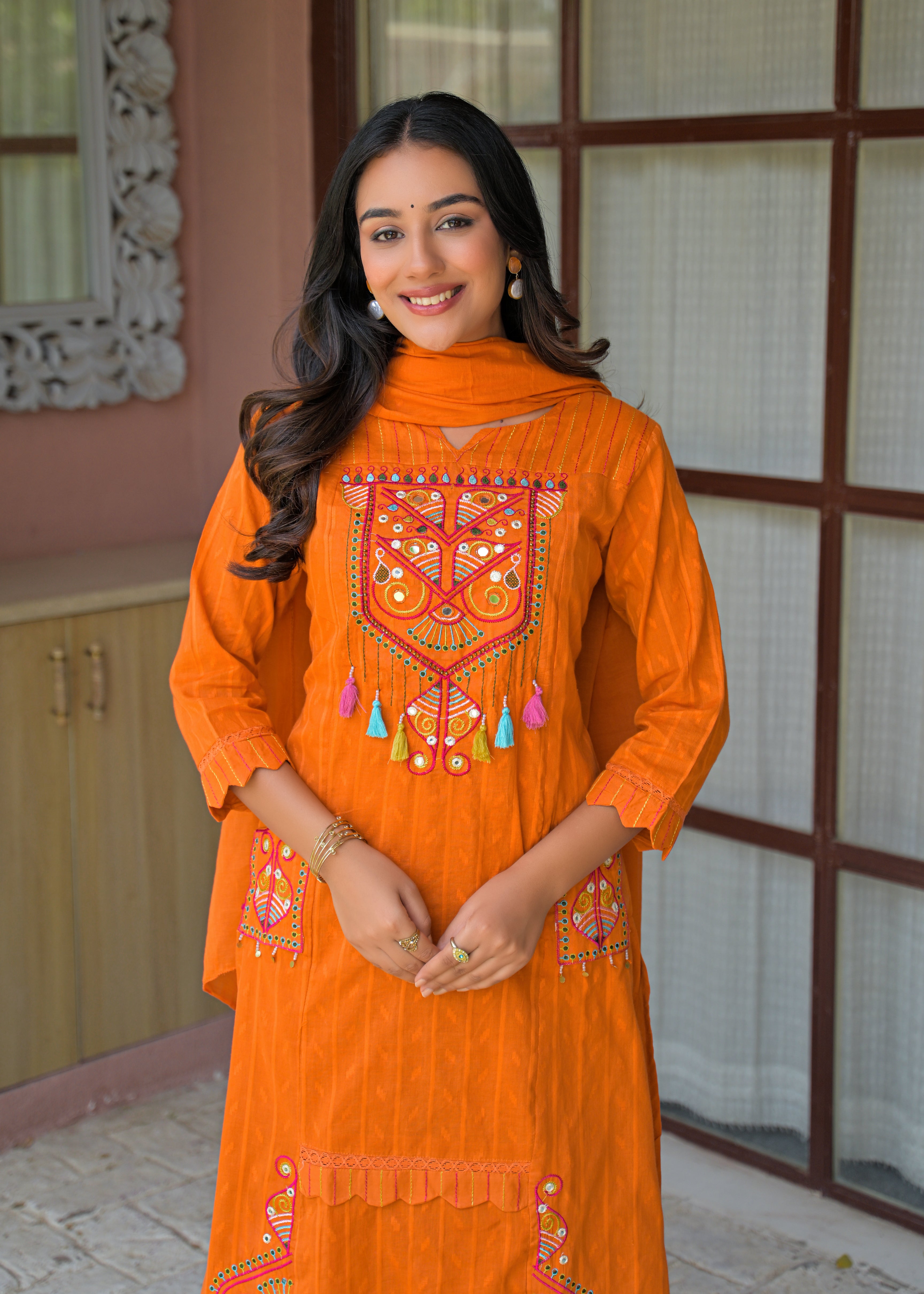 Kurta Pant with Dupatta / 3-Piece Set