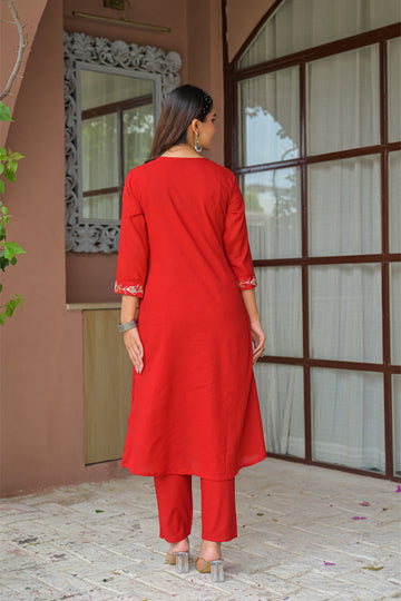 Embroidered 3-Piece Kurta Set
