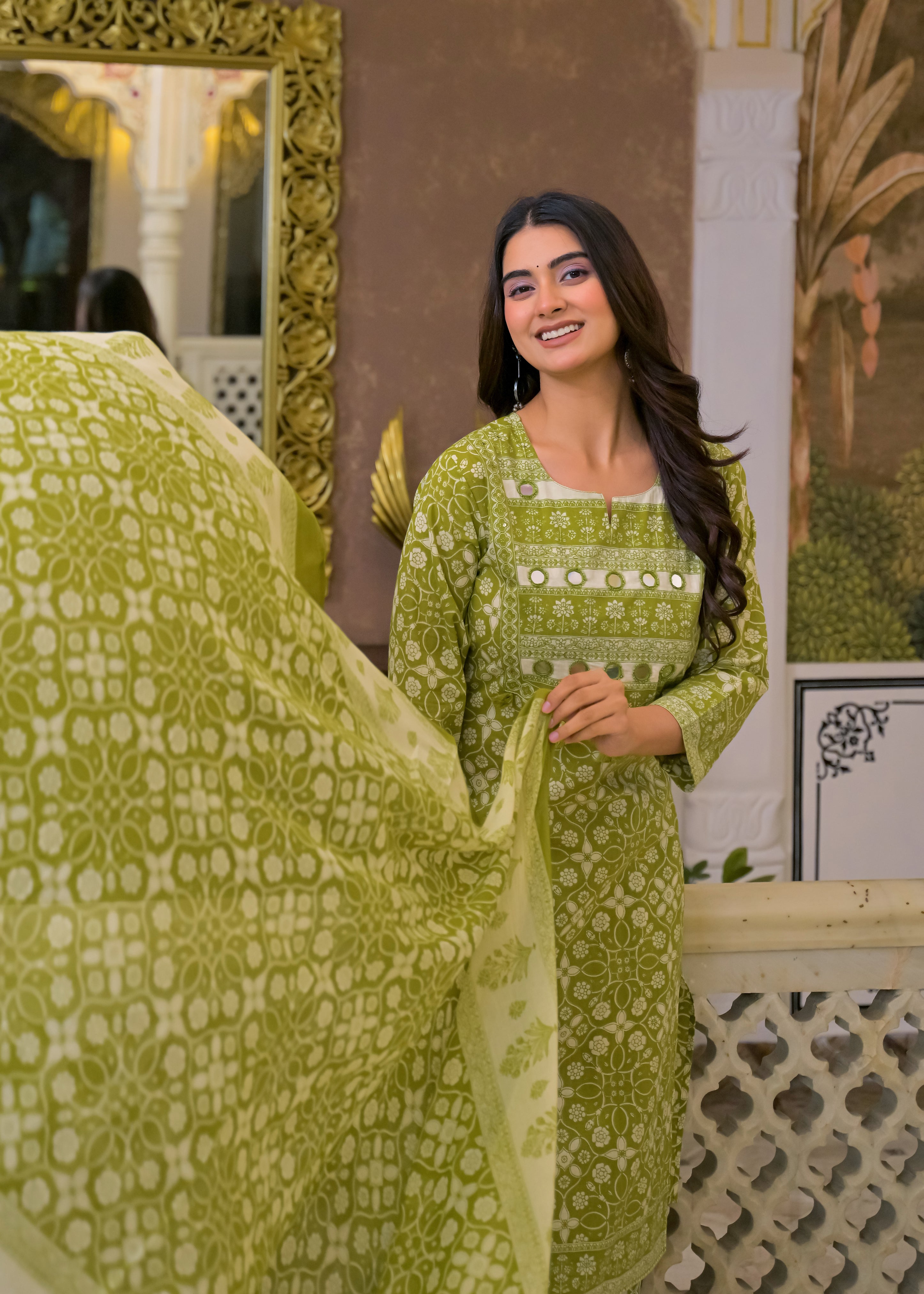 Women's 3-Piece Ethnic Suit Set