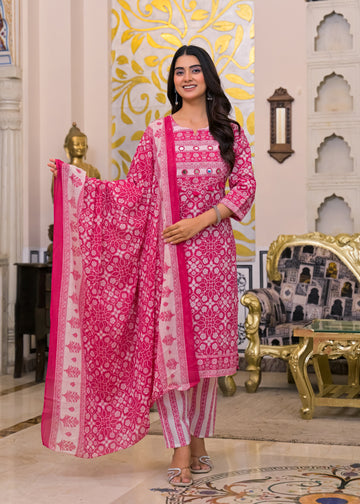 Women's 3-Piece Ethnic Suit Set
