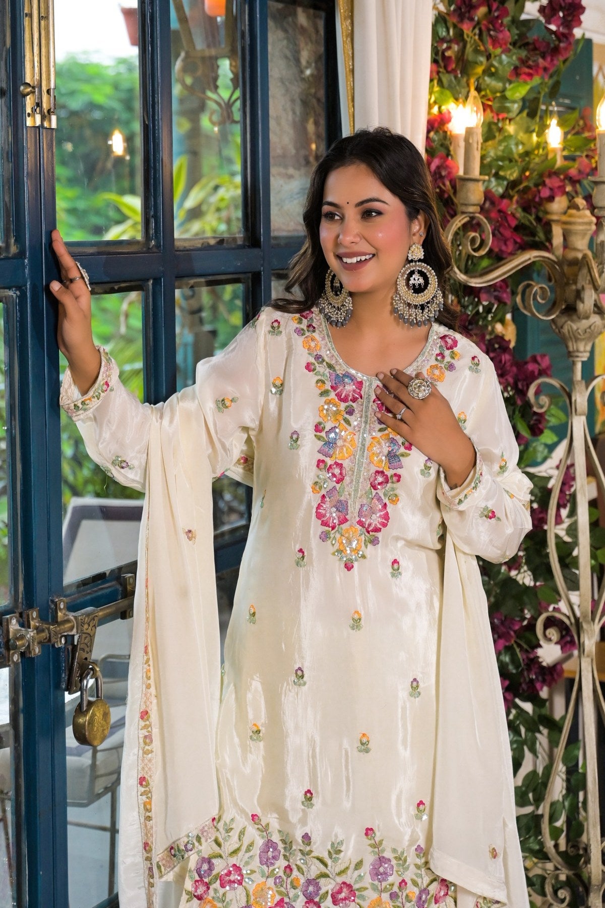 Noor Crepe Kurta Set