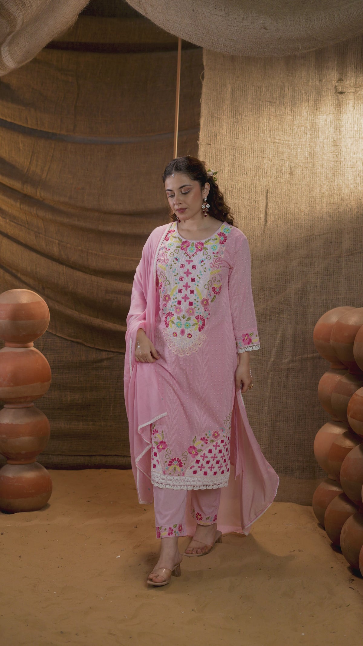 Meher A-Line Kurti Set